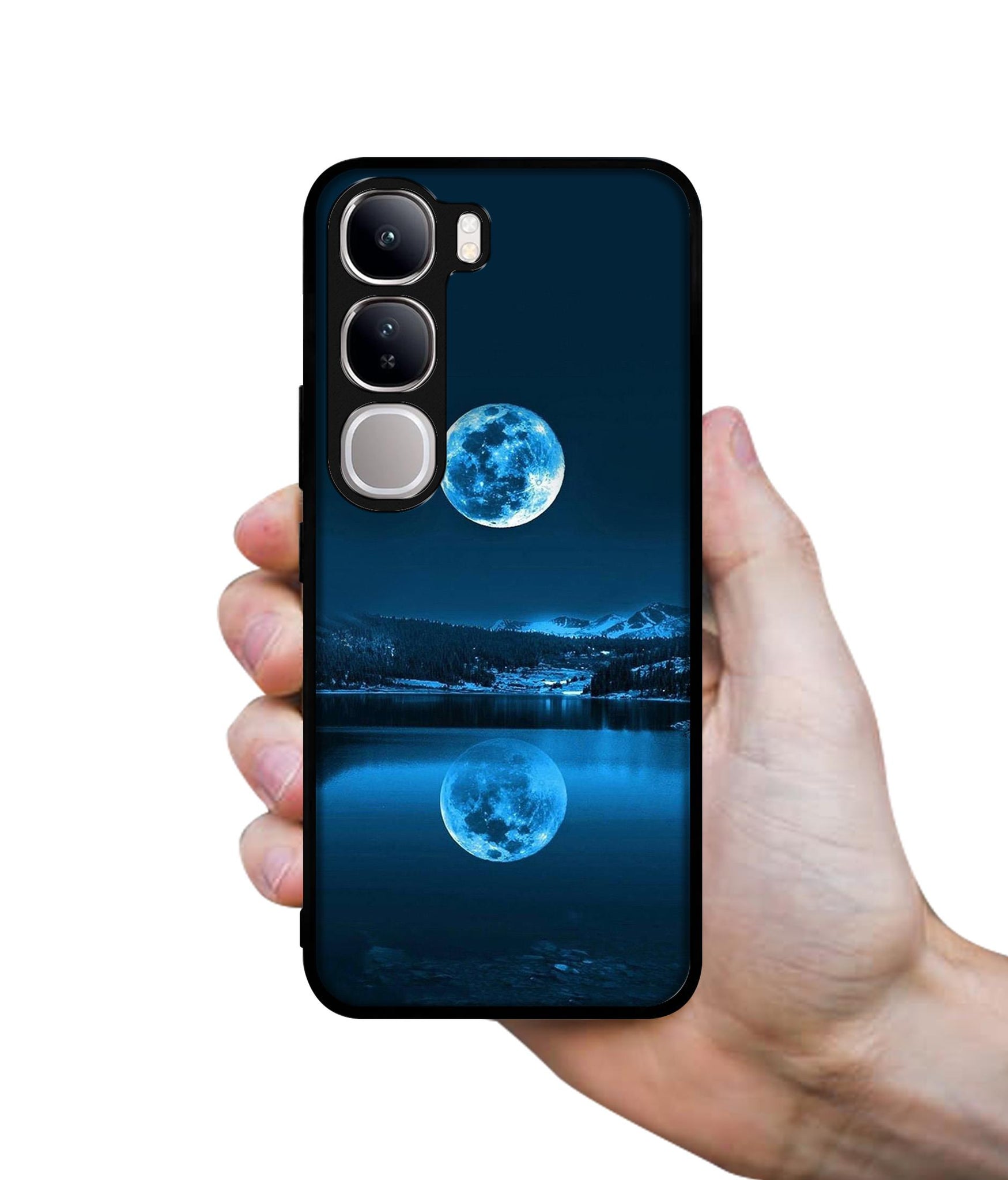 Moon Pattern Print Design Designer 2D Printed Back Case Cover for Vivo Y300 5G / V40 Lite 5G