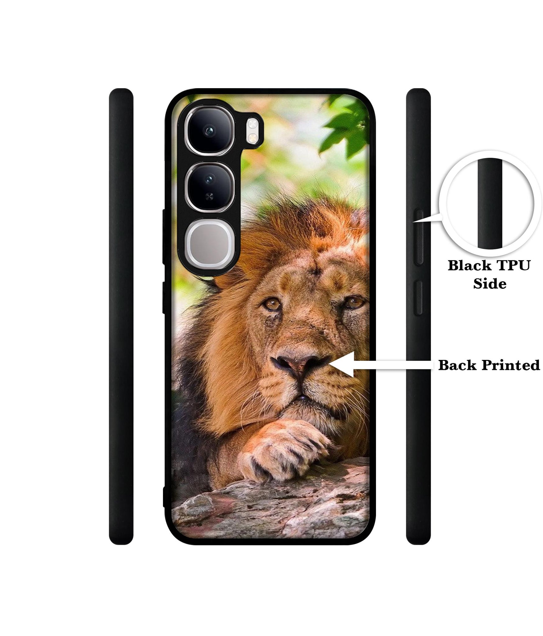 Tiger Pattern Print Design Designer 2D Printed Back Case Cover for Vivo Y300 5G / V40 Lite 5G