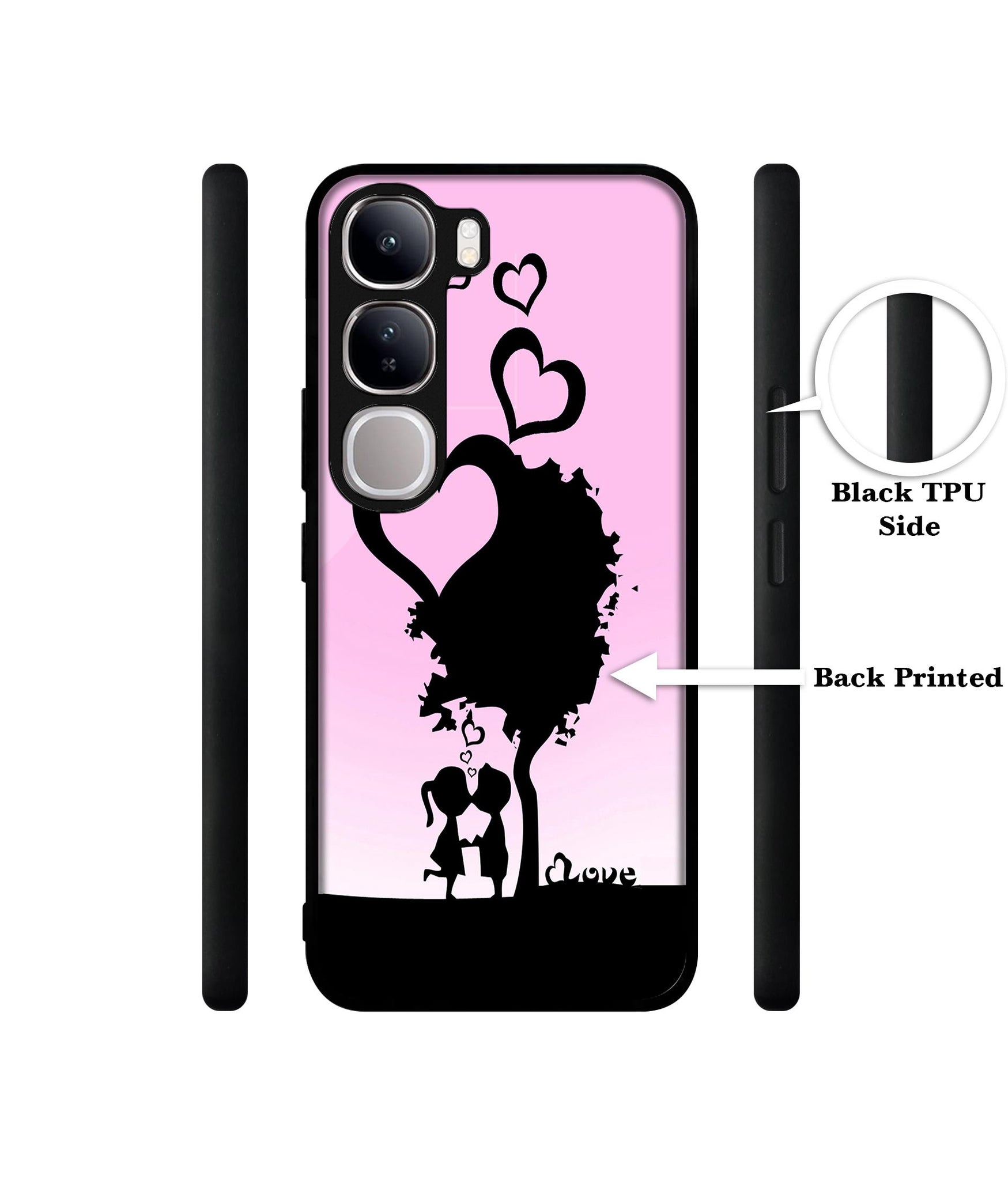 Sweet Love Design Designer 2D Printed Back Case Cover for Vivo Y300 5G / V40 Lite 5G