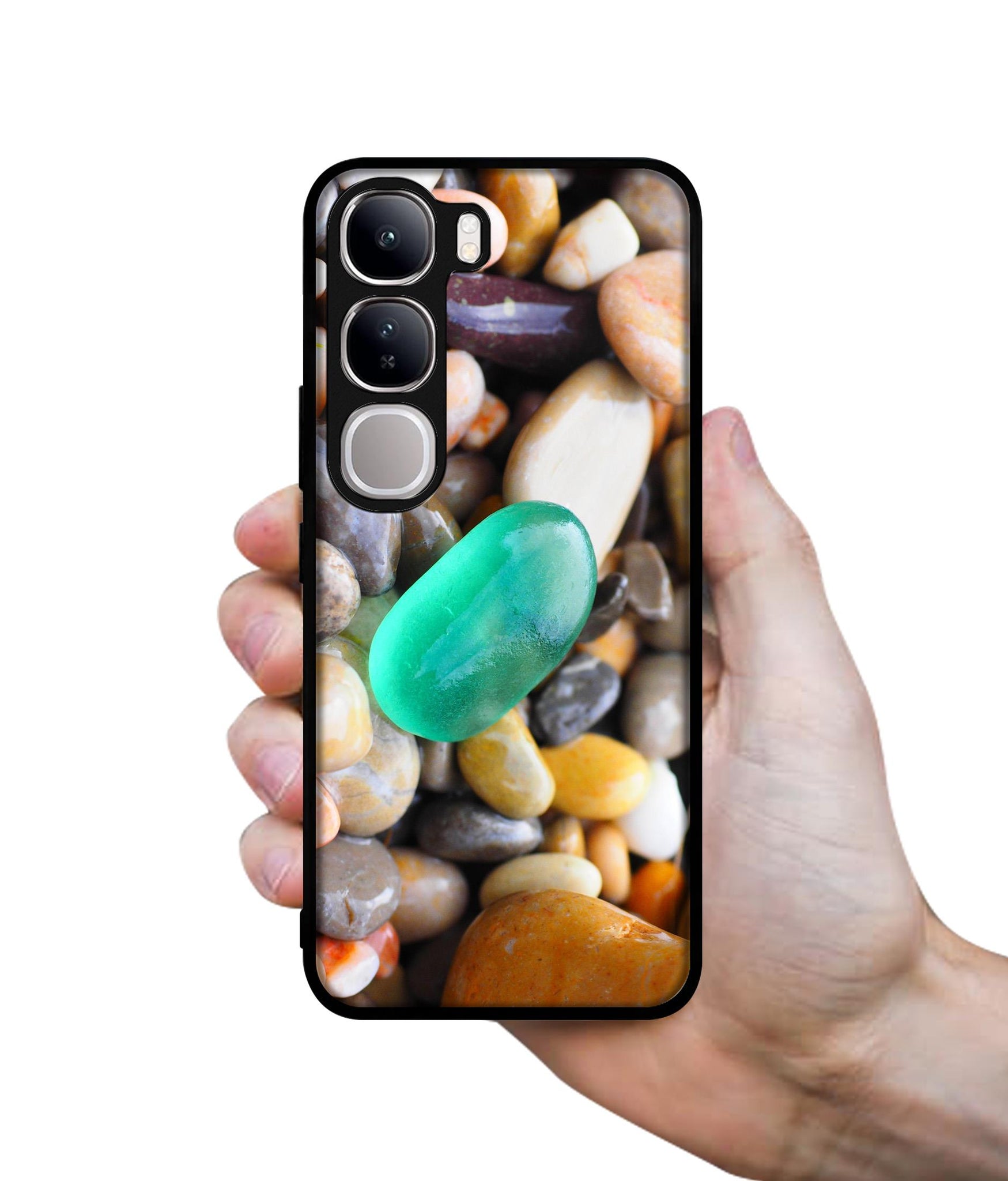 Sea Stones Design Designer 2D Printed Back Case Cover for Vivo Y300 5G / V40 Lite 5G