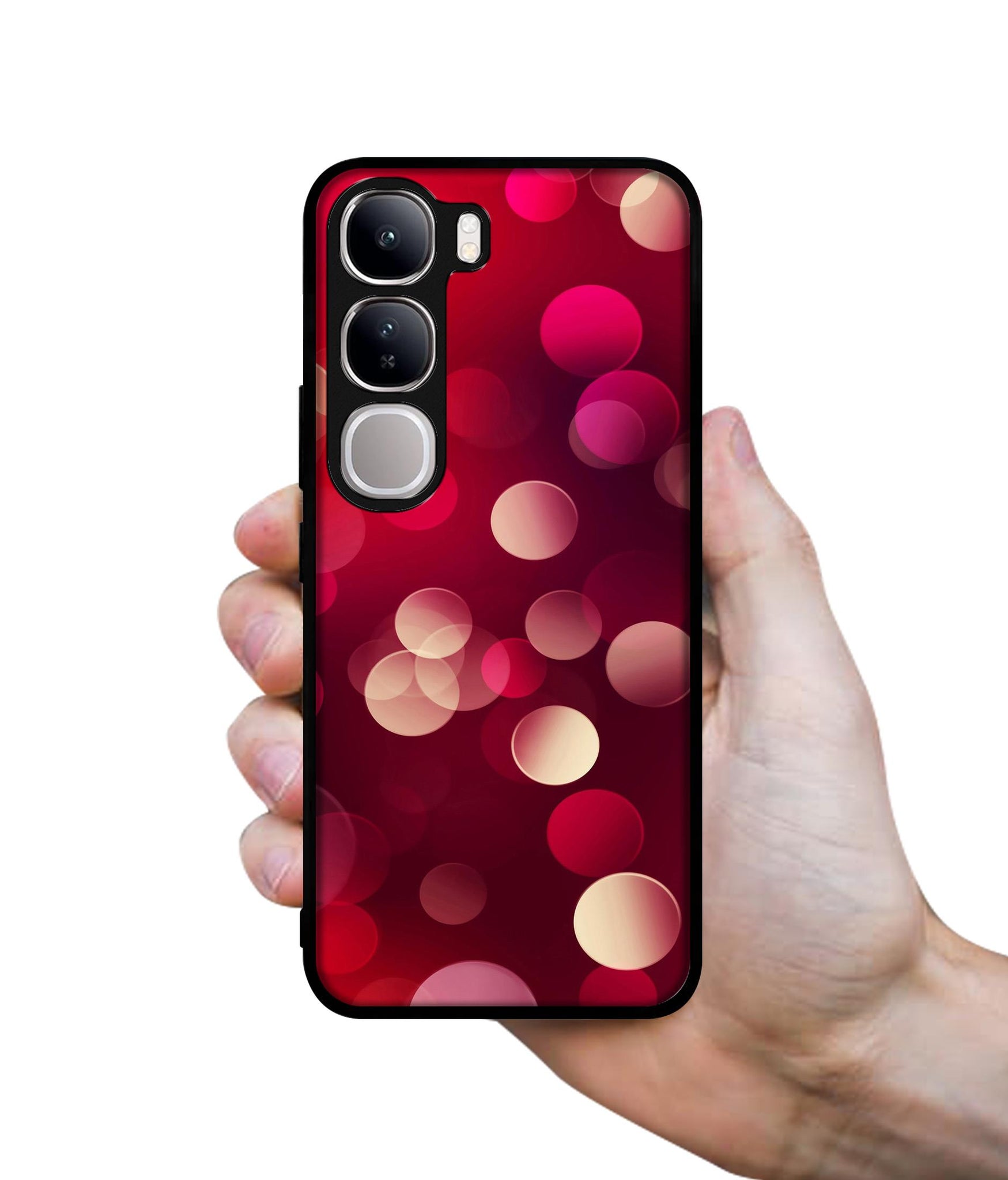 3D Circles Design Designer 2D Printed Back Case Cover for Vivo Y300 5G / V40 Lite 5G