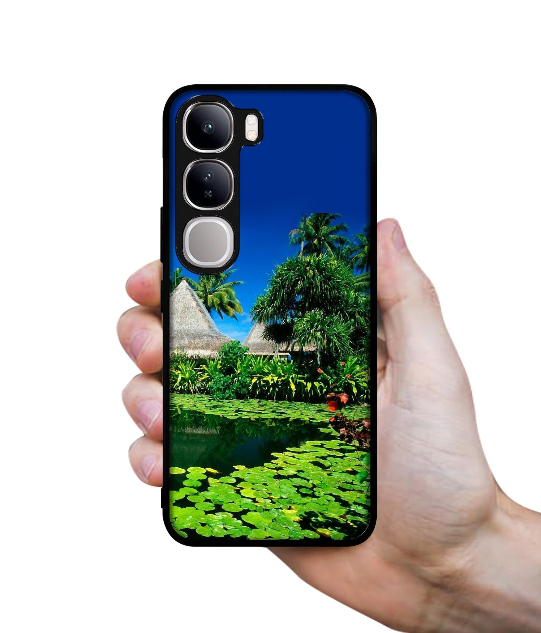 Tropics Water Design Designer 2D Printed Back Case Cover for Vivo Y300 5G / V40 Lite 5G