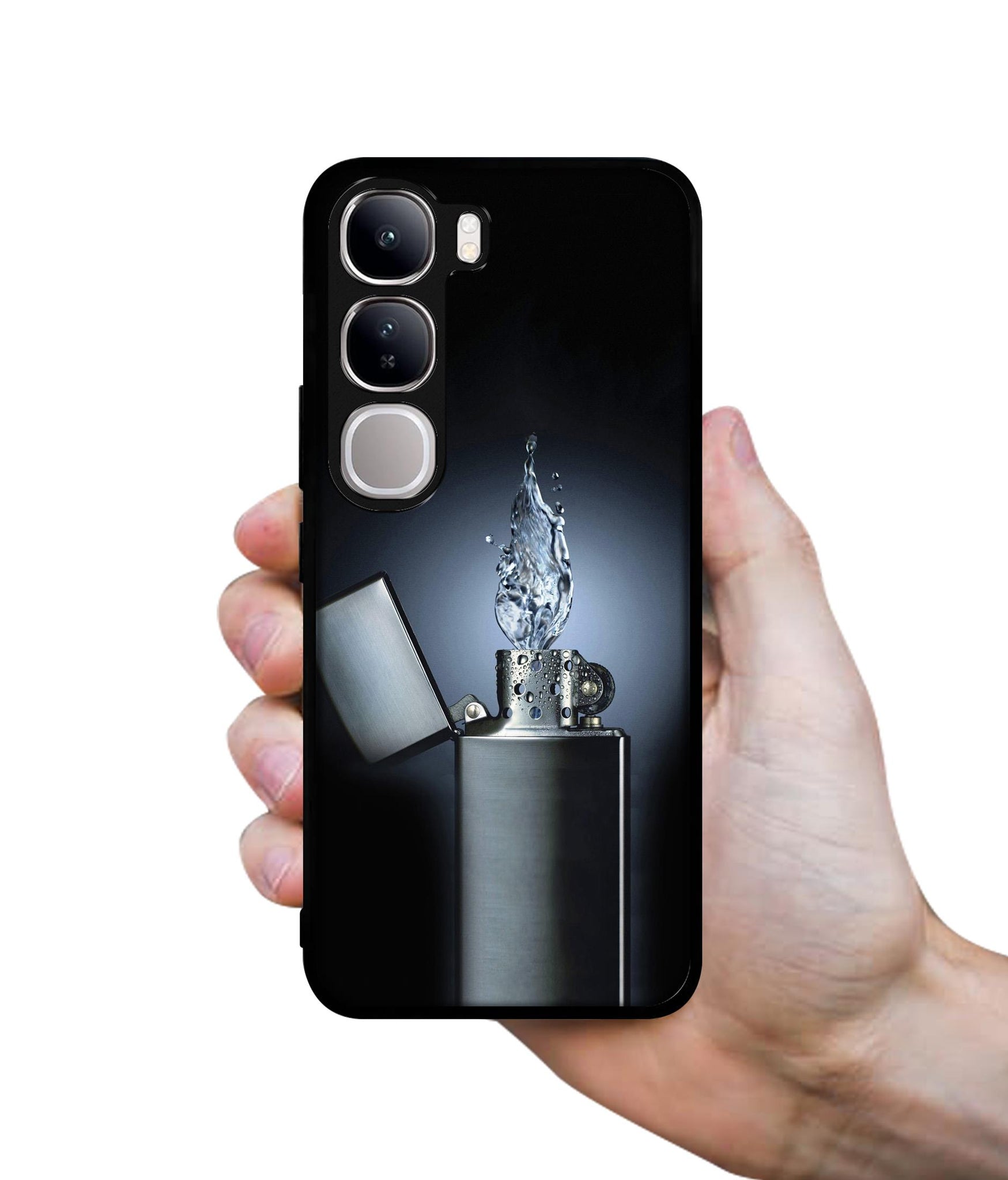 Water Lighter Design Designer 2D Printed Back Case Cover for Vivo Y300 5G / V40 Lite 5G