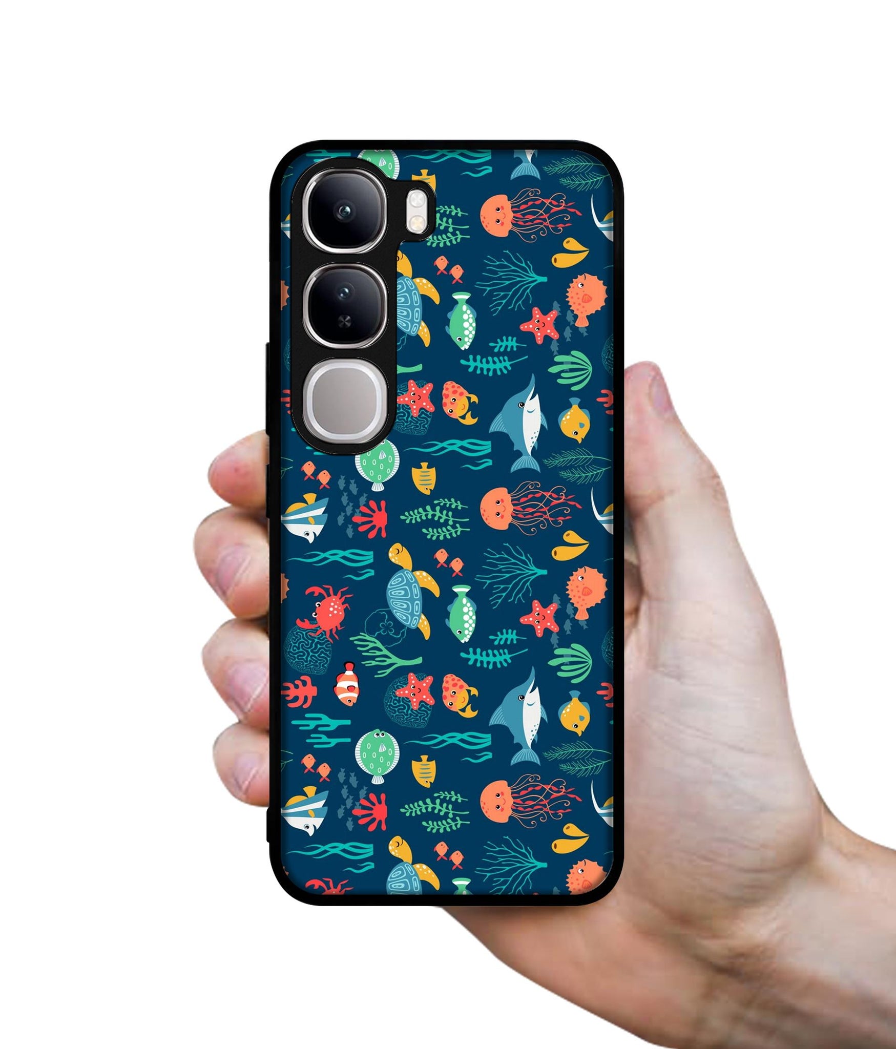 Aquarium Texture Design Designer 2D Printed Back Case Cover for Vivo Y300 5G / V40 Lite 5G