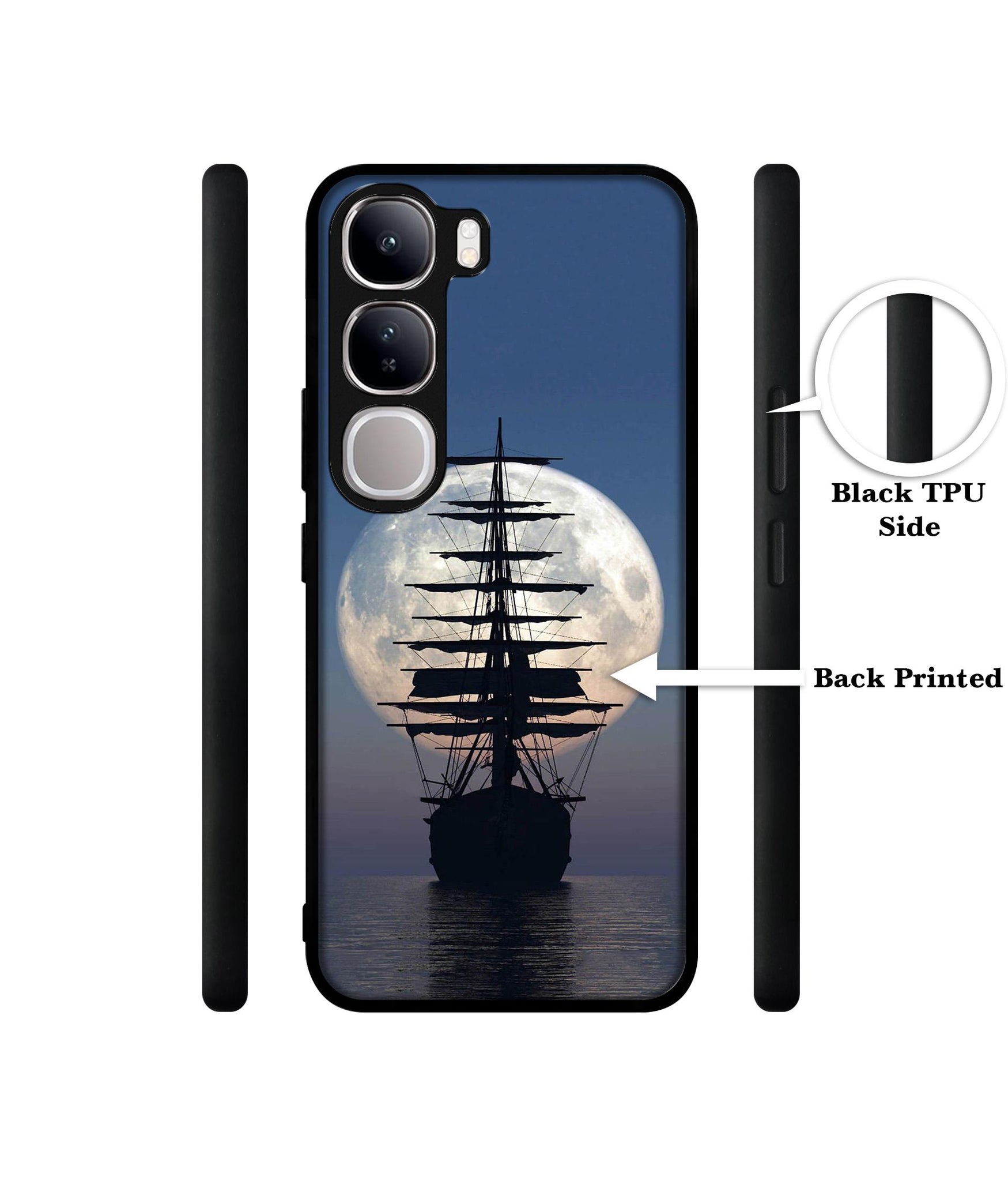 Sea Sunset Design Designer 2D Printed Back Case Cover for Vivo Y300 5G / V40 Lite 5G