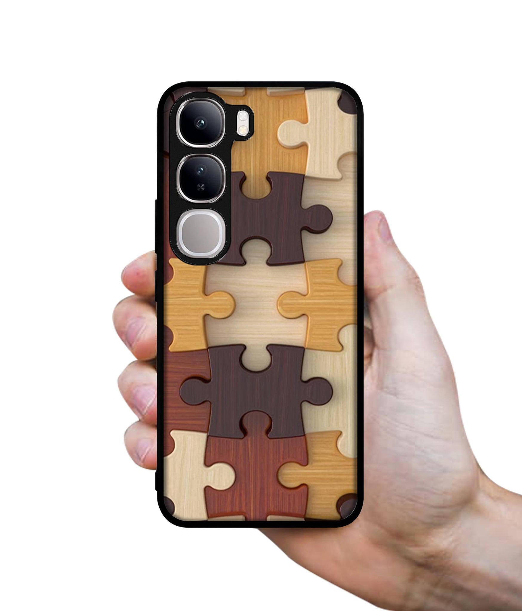 Puzzle Pattern Design Designer 2D Printed Back Case Cover for Vivo Y300 5G / V40 Lite 5G