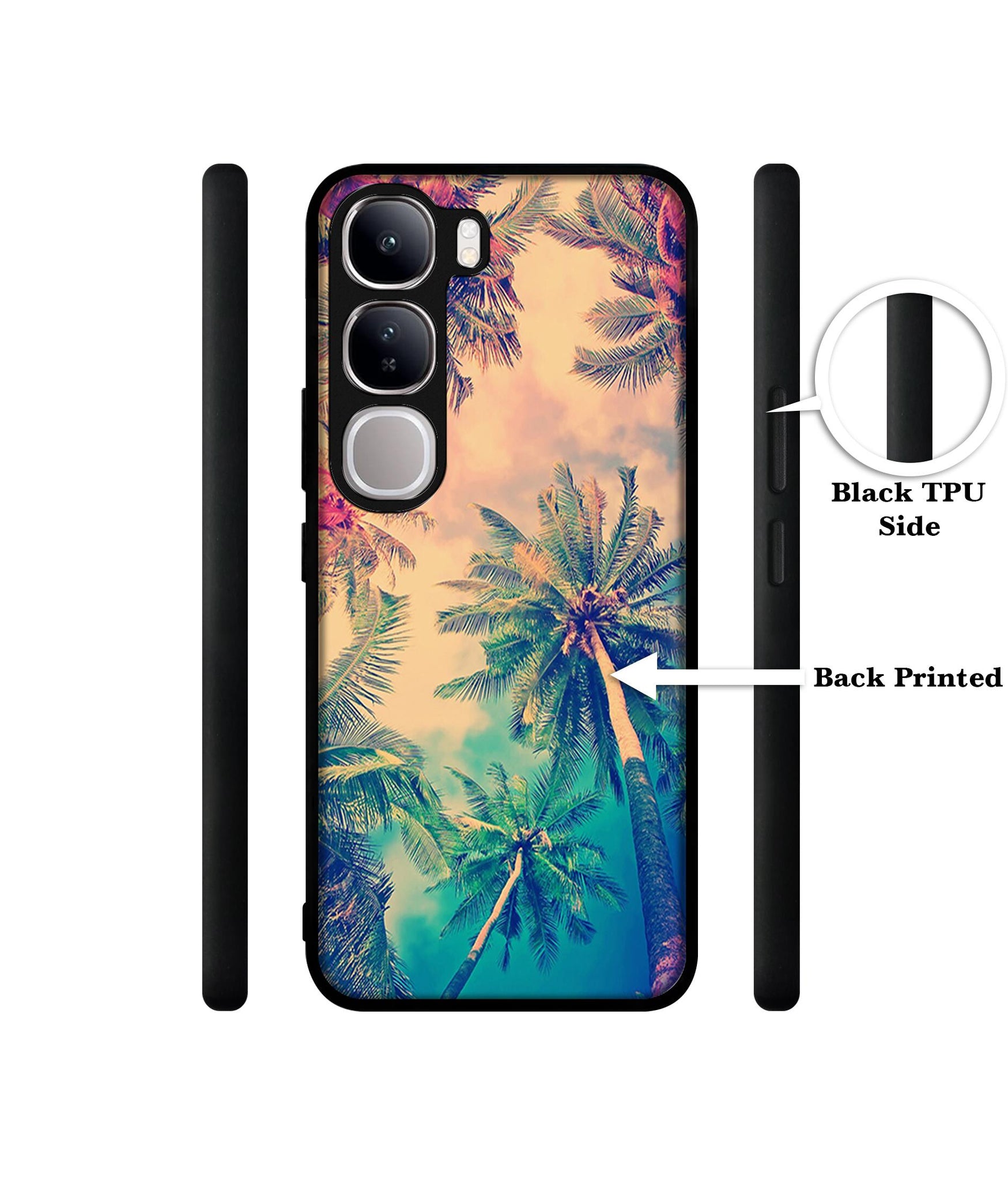 Trees Design Designer 2D Printed Back Case Cover for Vivo Y300 5G / V40 Lite 5G