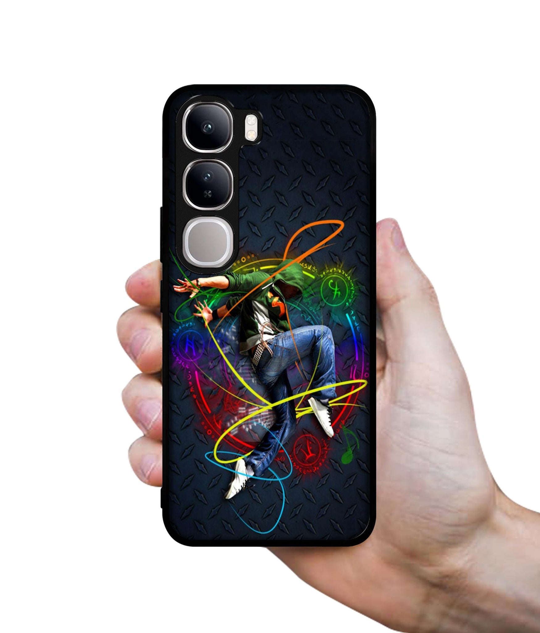 Boy With Music Design Designer 2D Printed Back Case Cover for Vivo Y300 5G / V40 Lite 5G