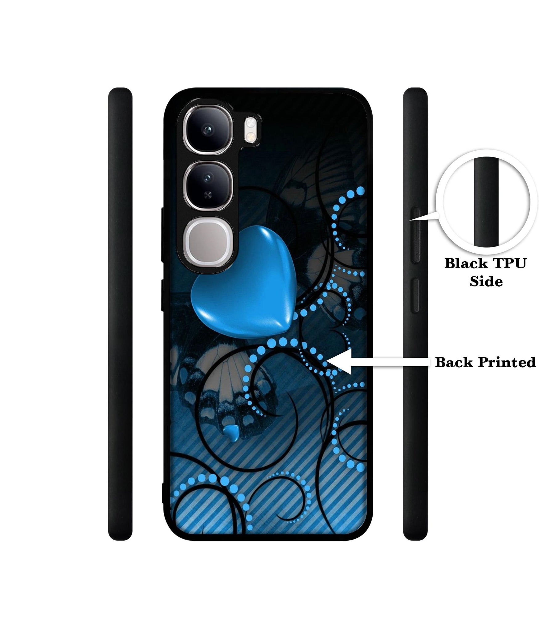 Hart Design Designer 2D Printed Back Case Cover for Vivo Y300 5G / V40 Lite 5G
