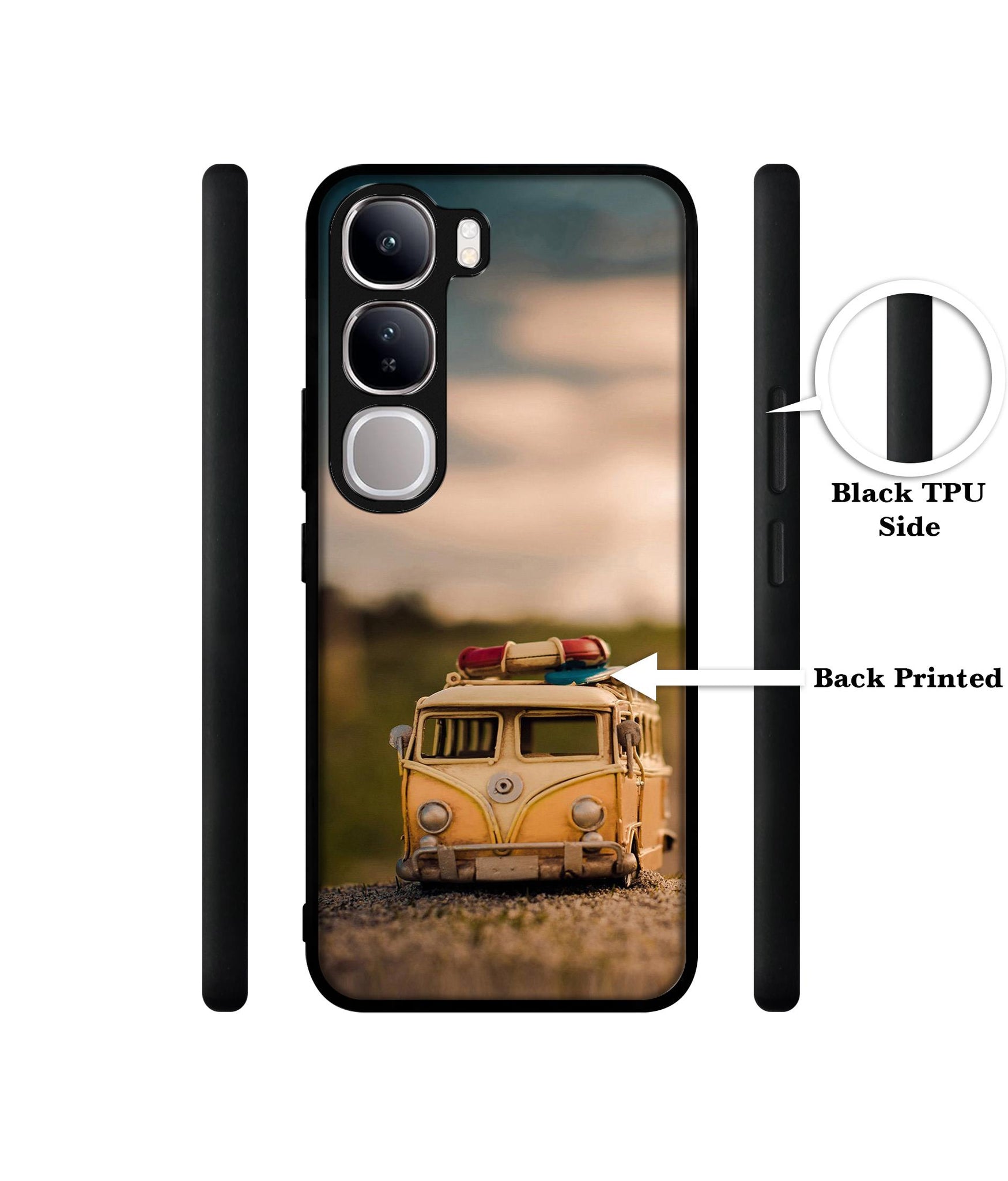Toy Car Design Designer 2D Printed Back Case Cover for Vivo Y300 5G / V40 Lite 5G