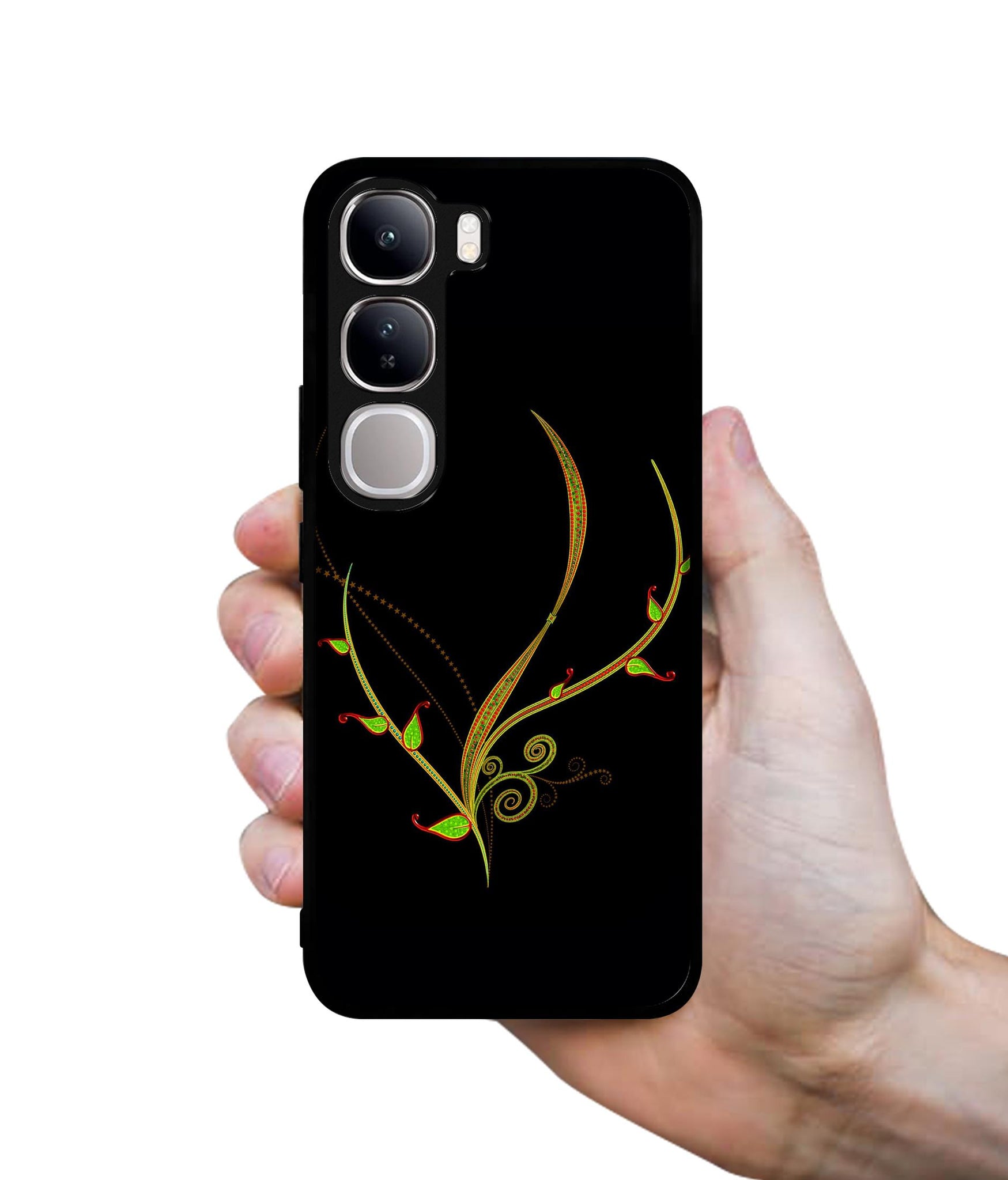 Yellow Pattern Design Designer 2D Printed Back Case Cover for Vivo Y300 5G / V40 Lite 5G
