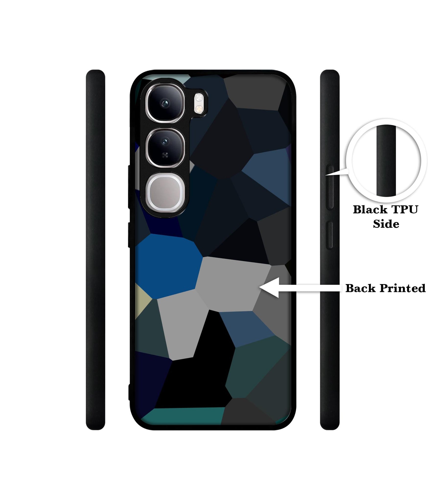 Mathematical Shape Design Designer 2D Printed Back Case Cover for Vivo Y300 5G / V40 Lite 5G