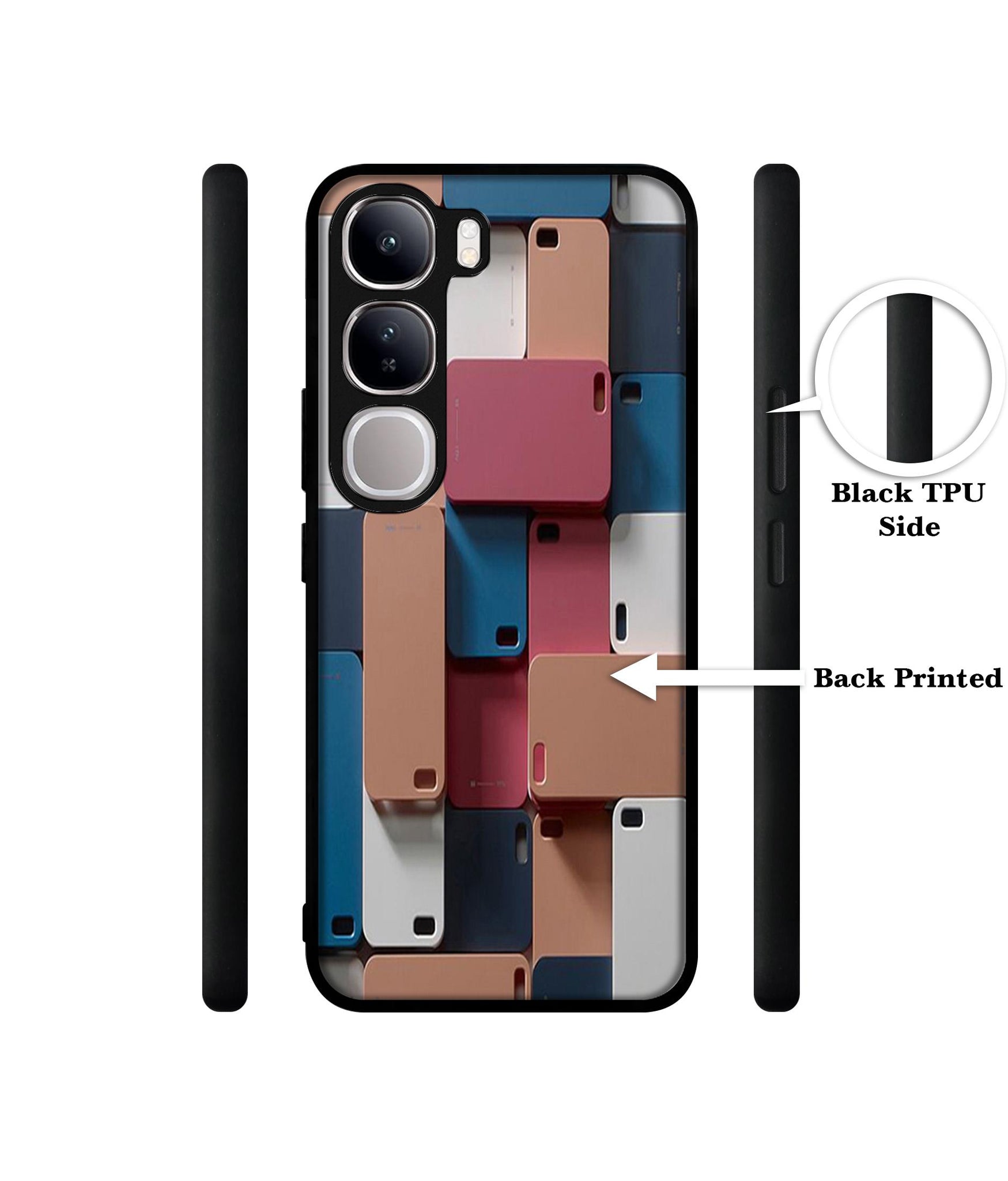Mobile Cover Design Designer 2D Printed Back Case Cover for Vivo Y300 5G / V40 Lite 5G