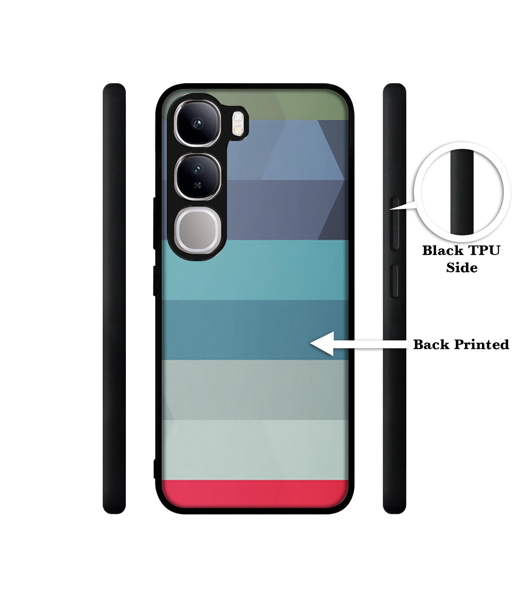 Colorful Lines Design Designer 2D Printed Back Case Cover for Vivo Y300 5G / V40 Lite 5G