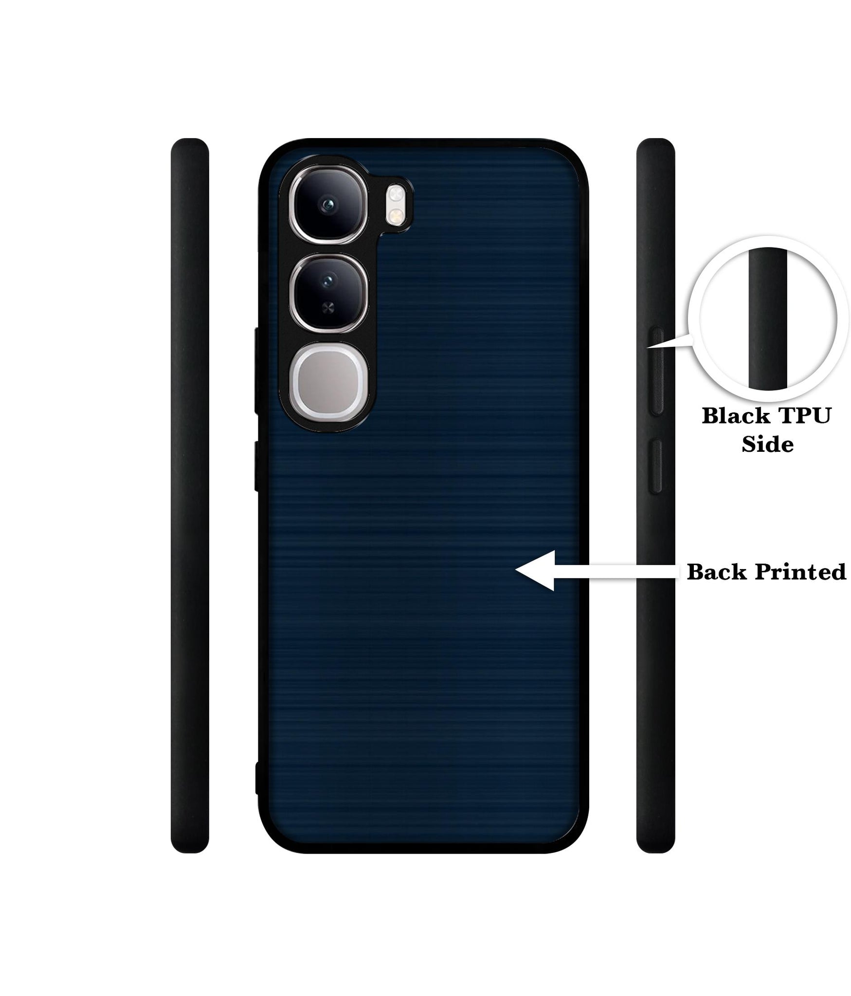 Blue Line Design Designer 2D Printed Back Case Cover for Vivo Y300 5G / V40 Lite 5G
