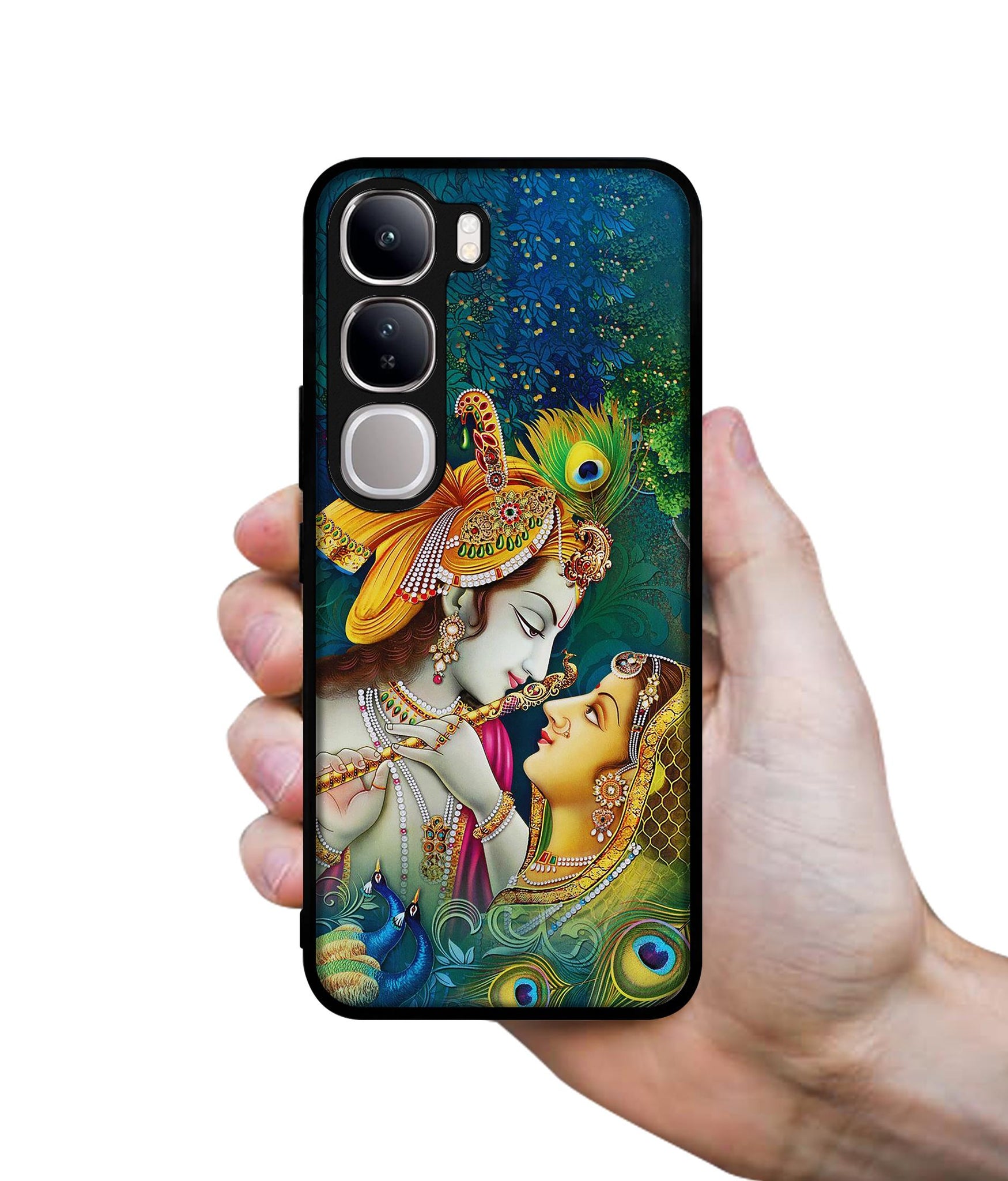 Radha Kishan Love Design Designer 2D Printed Back Case Cover for Vivo Y300 5G / V40 Lite 5G