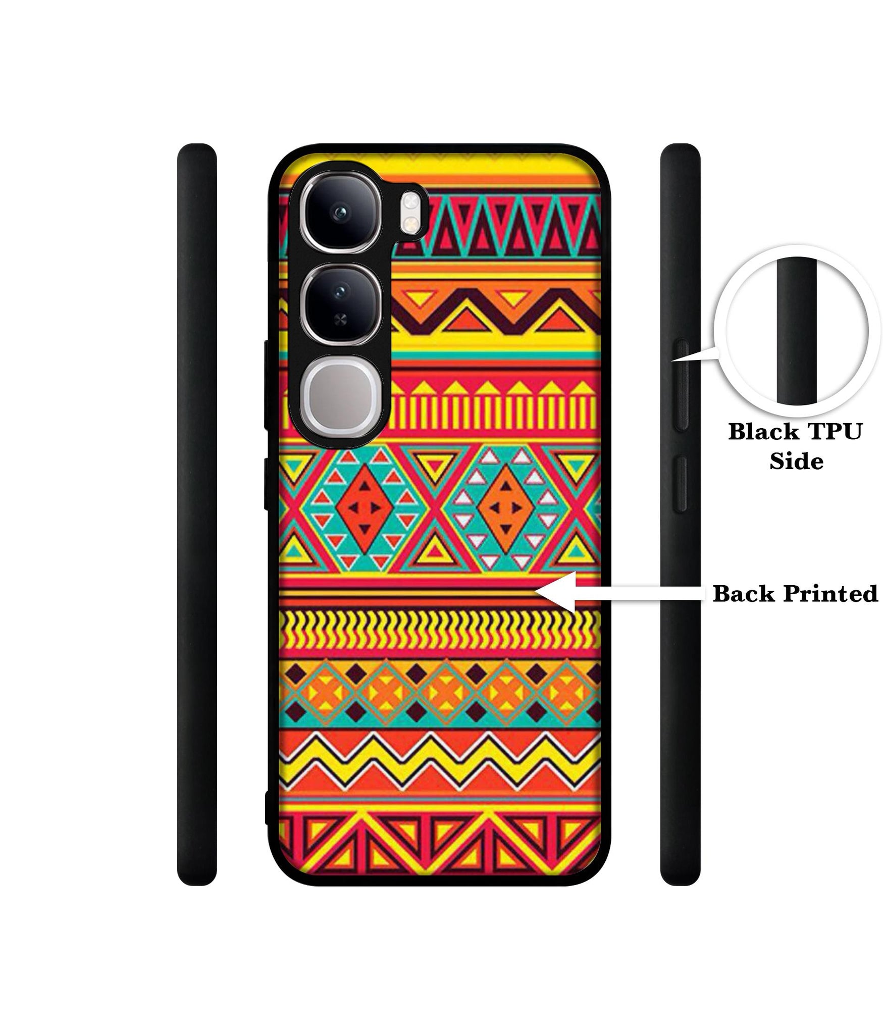 Artistic Rangoli Design Designer 2D Printed Back Case Cover for Vivo Y300 5G / V40 Lite 5G