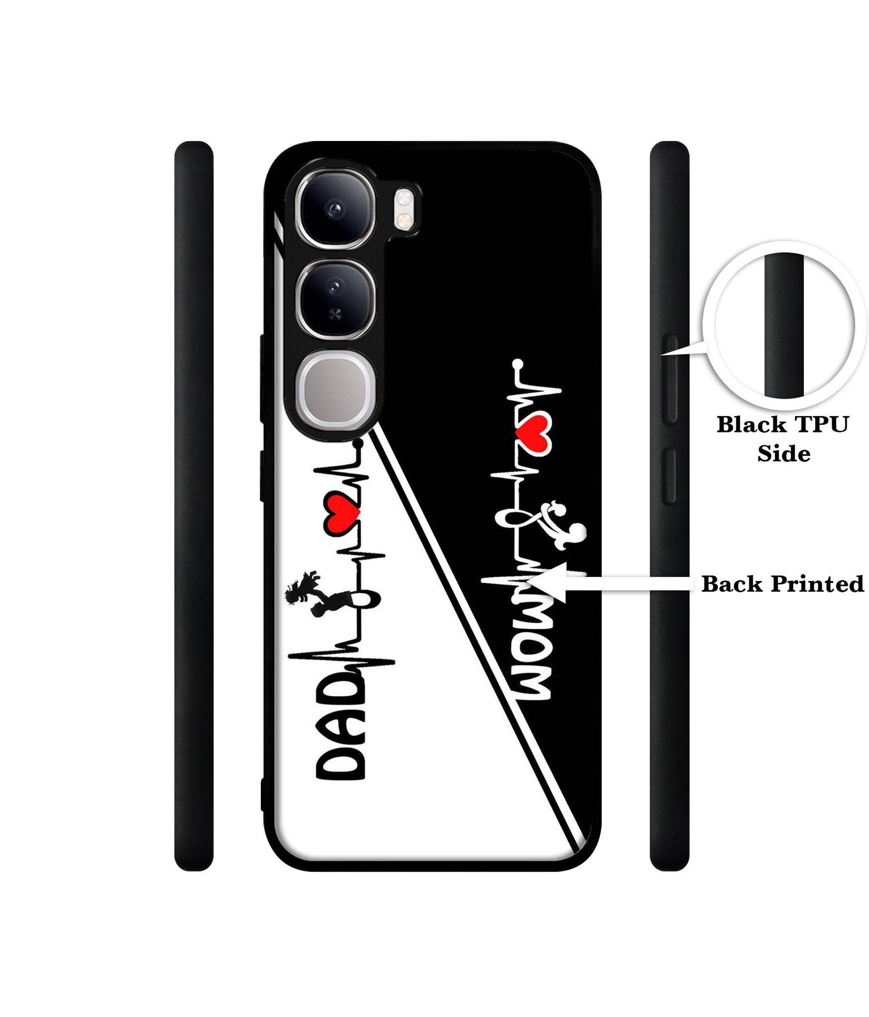 Mom and Dad Lover Design Designer 2D Printed Back Case Cover for Vivo Y300 5G / V40 Lite 5G