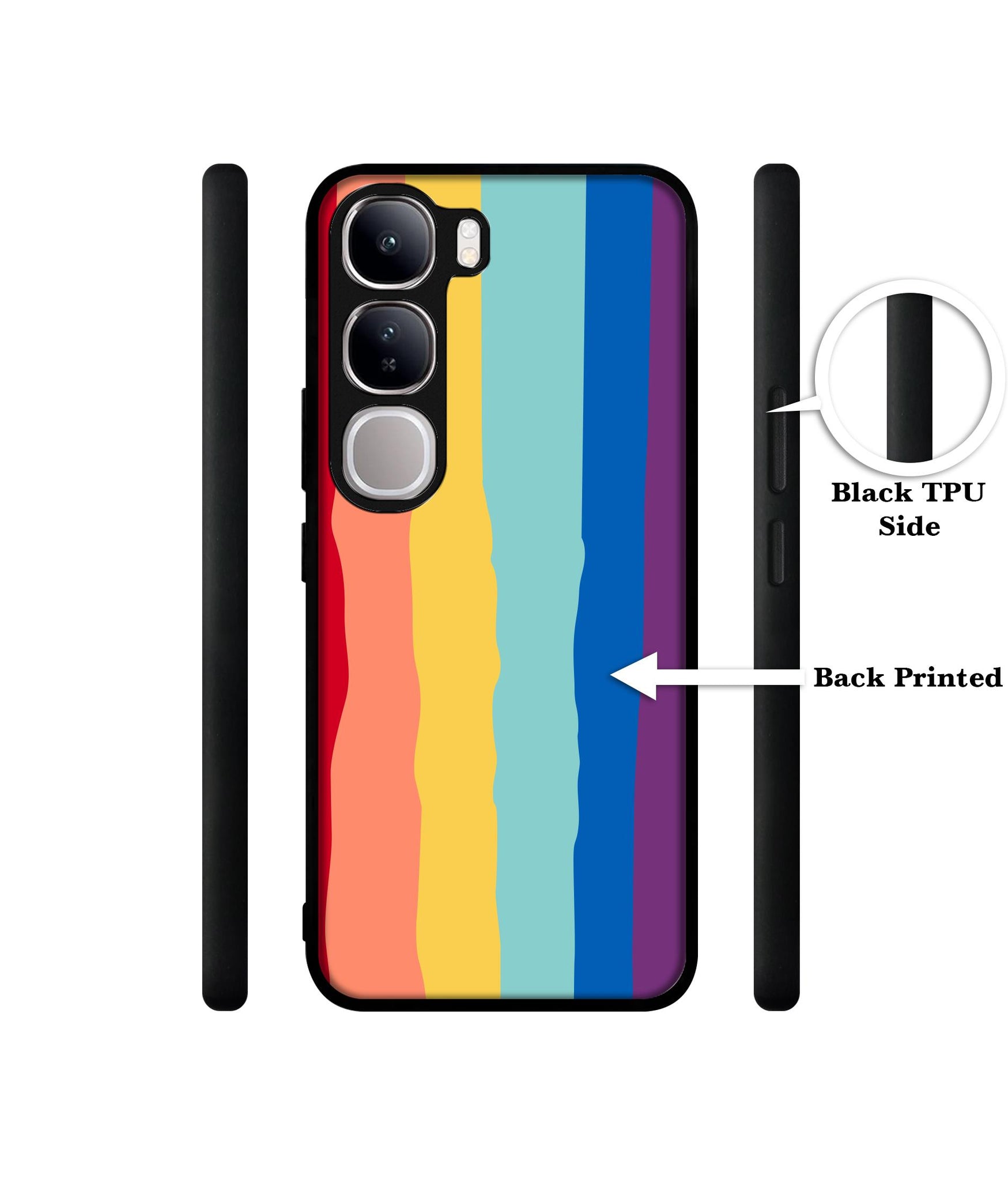 Rainbow Design Designer 2D Printed Back Case Cover for Vivo Y300 5G / V40 Lite 5G