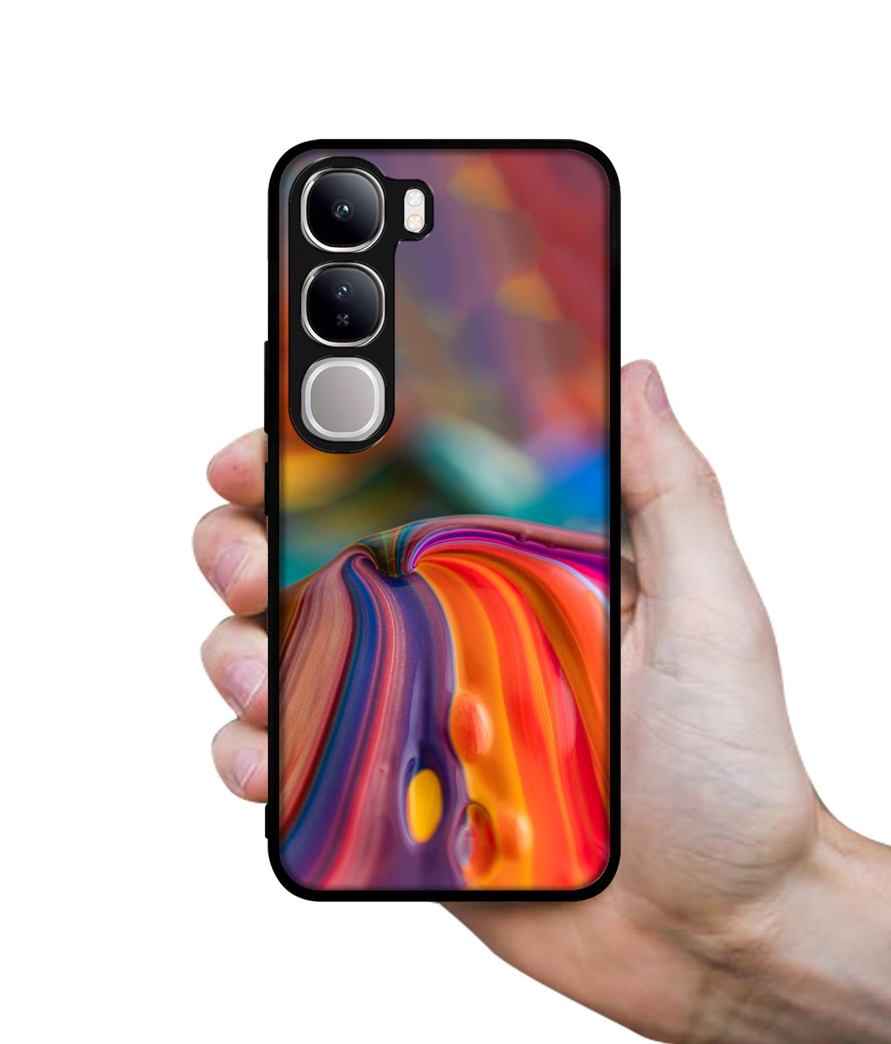 Rainbow Colors Designer 2D Printed Back Case Cover for Vivo Y300 5G / V40 Lite 5G