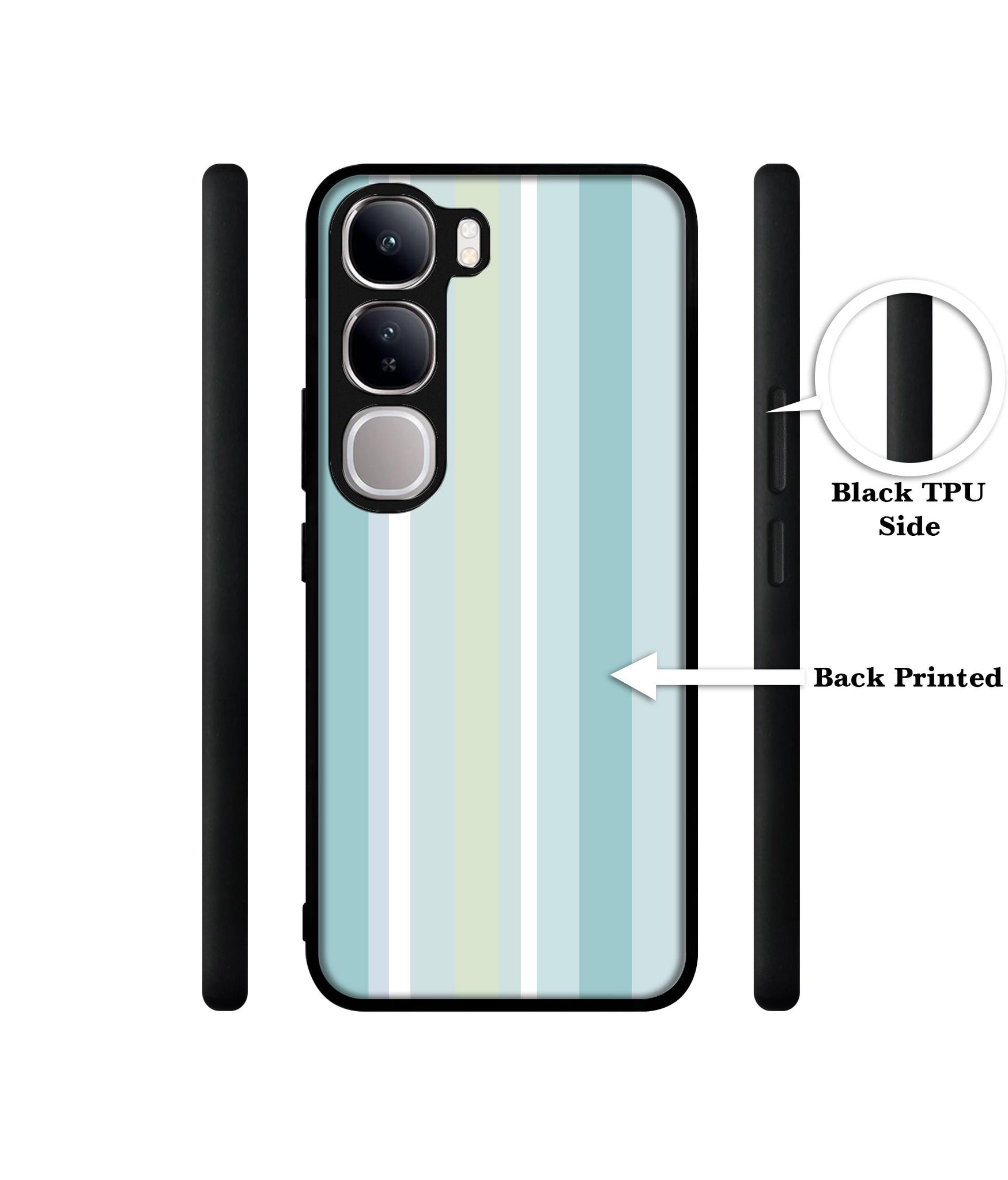 Light Green Stripes Design Designer 2D Printed Back Case Cover for Vivo Y300 5G / V40 Lite 5G