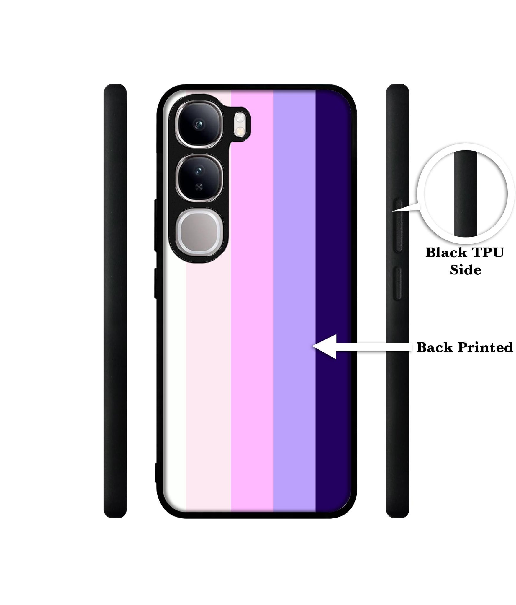 Pink and Purple Lines Design Designer 2D Printed Back Case Cover for Vivo Y300 5G / V40 Lite 5G