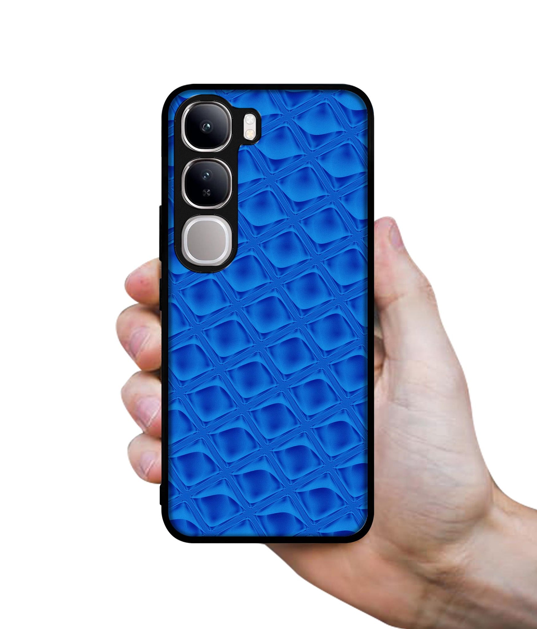 Blue Diamond Design Designer 2D Printed Back Case Cover for Vivo Y300 5G / V40 Lite 5G