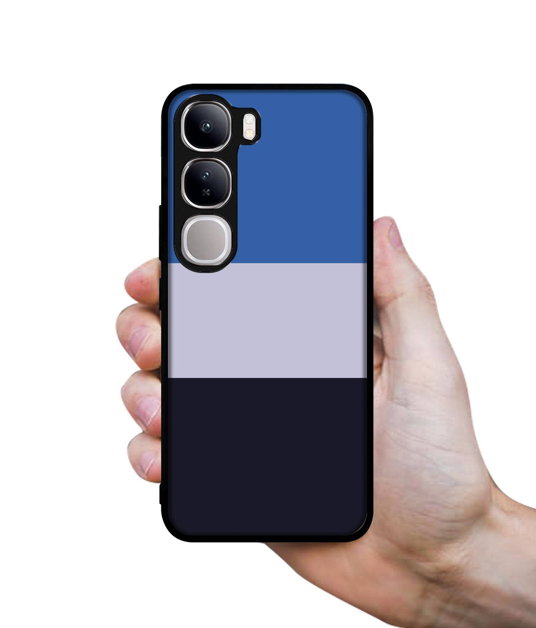 Three Color Stripes Design Designer 2D Printed Back Case Cover for Vivo Y300 5G / V40 Lite 5G