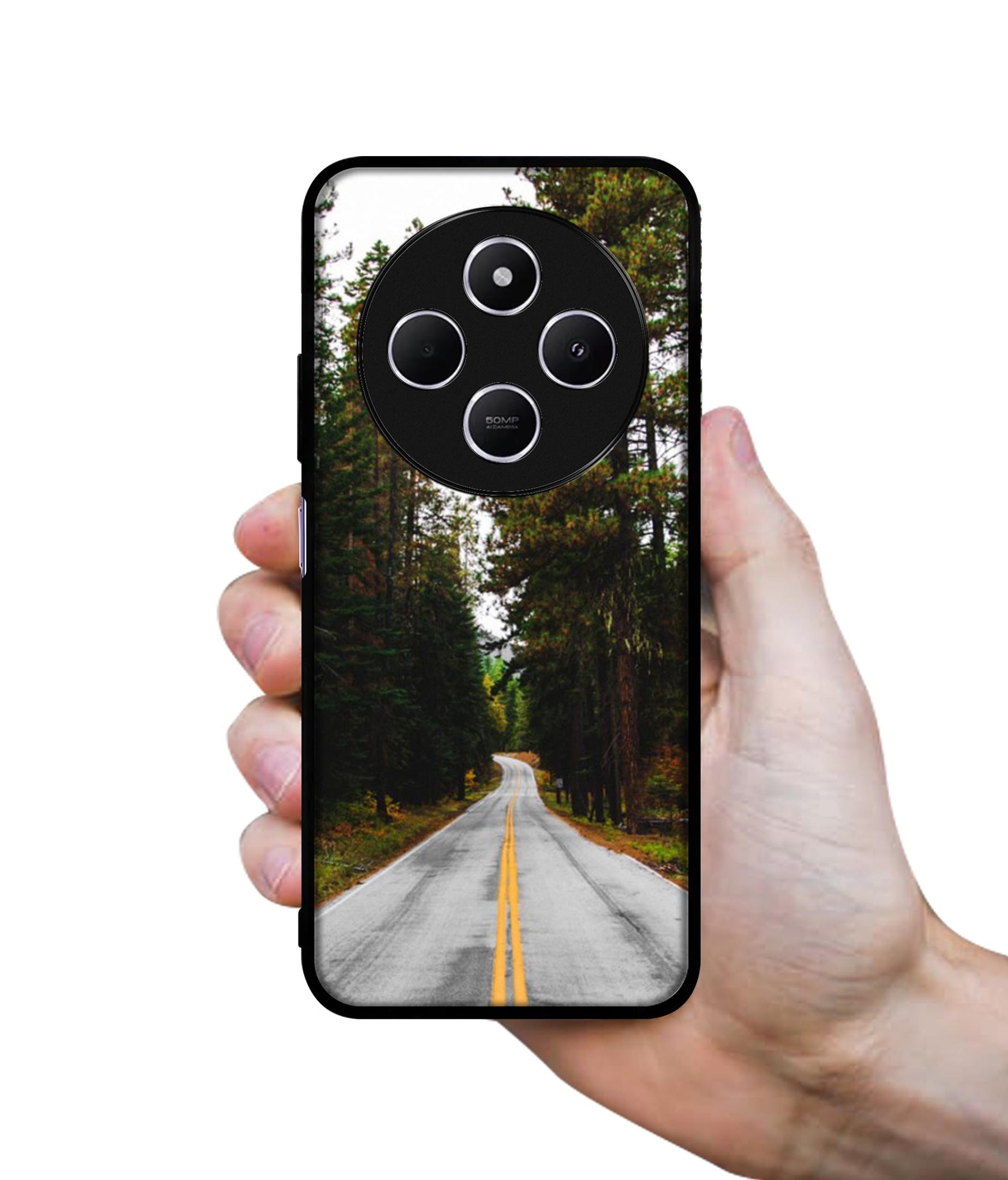 Road Photo Design Designer 2D Printed Back Case Cover for Mi Redmi A4 5G / 14C 5G / 14R 5G / Poco C75 5G
