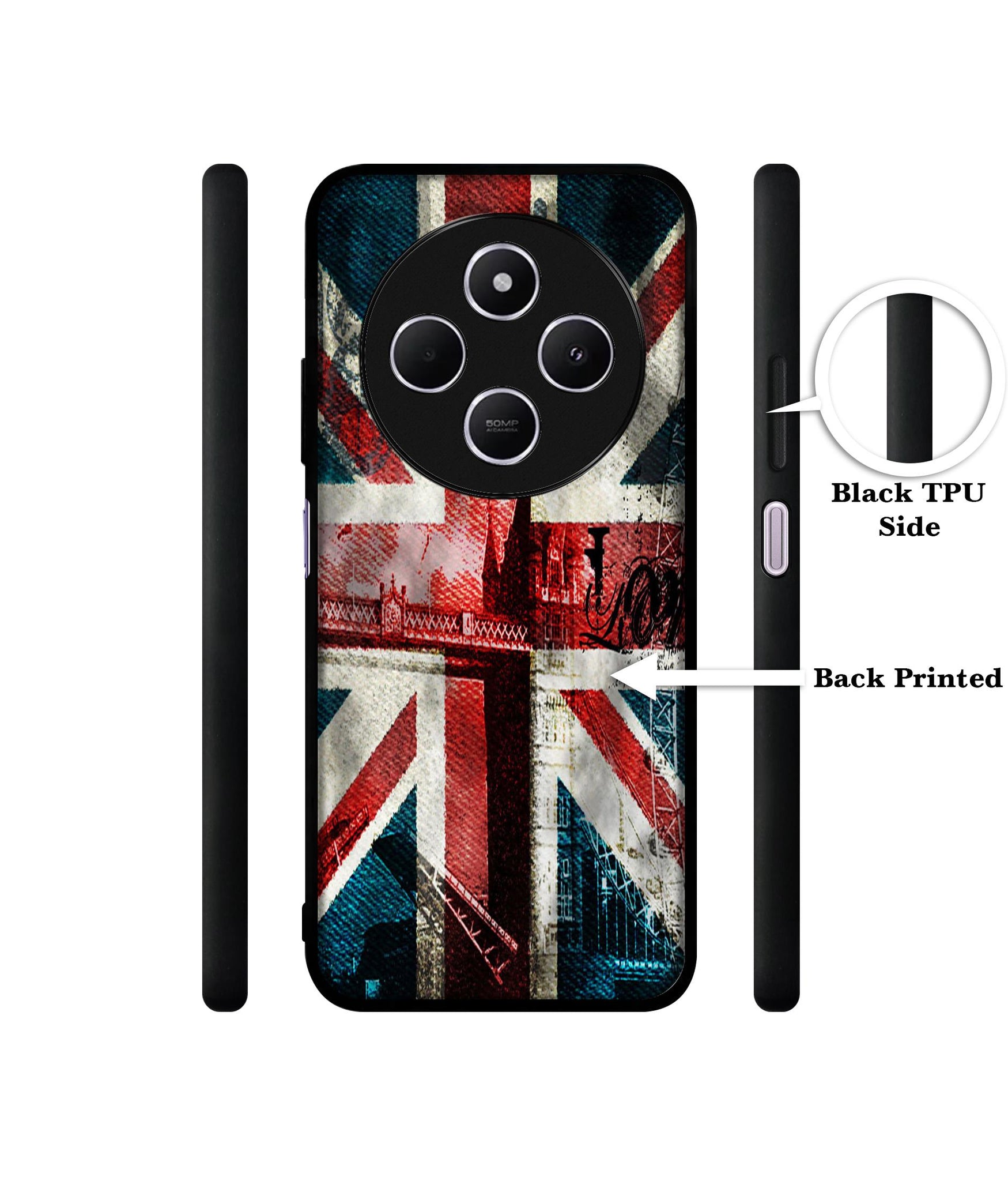 London Flag wallpaper Design Designer 2D Printed Back Case Cover for Mi Redmi A4 5G / 14C 5G / 14R 5G / Poco C75 5G