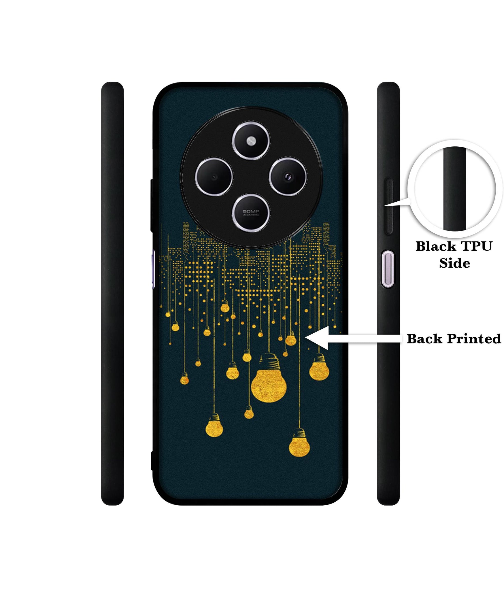 City Light Pattern Design Designer 2D Printed Back Case Cover for Mi Redmi A4 5G / 14C 5G / 14R 5G / Poco C75 5G