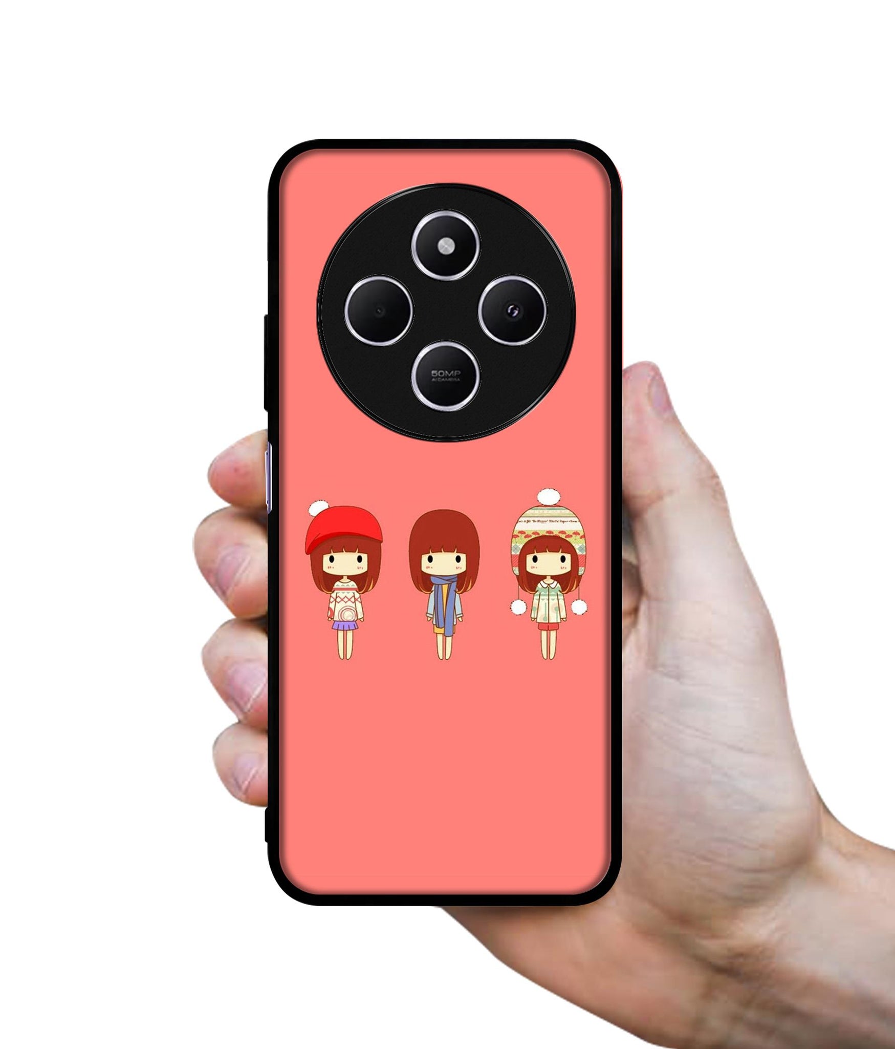 Cute Girls Design Designer 2D Printed Back Case Cover for Mi Redmi A4 5G / 14C 5G / 14R 5G / Poco C75 5G