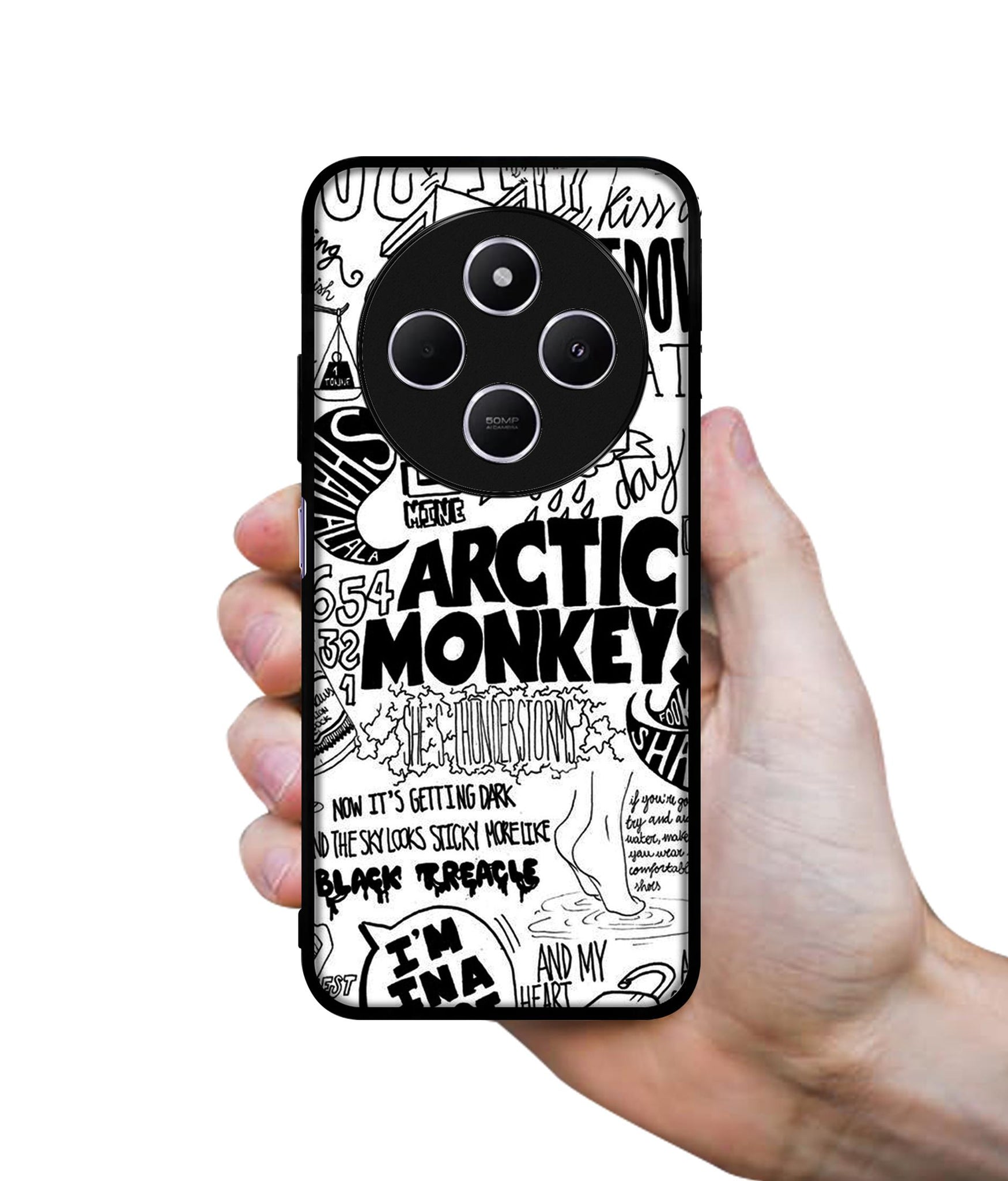 Arctic Monkeys Pattern Design Designer 2D Printed Back Case Cover for Mi Redmi A4 5G / 14C 5G / 14R 5G / Poco C75 5G