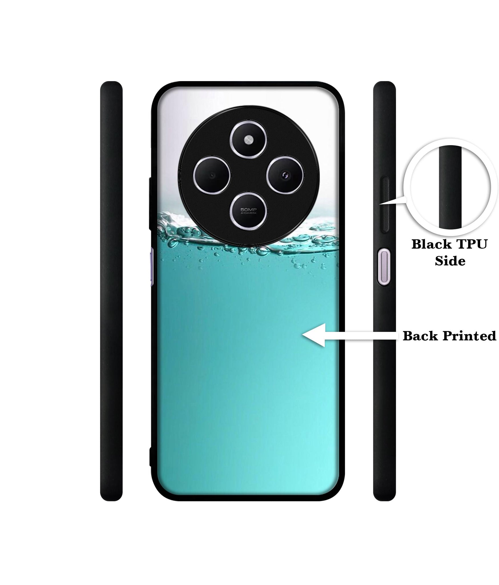 Half Fill Design Designer 2D Printed Back Case Cover for Mi Redmi A4 5G / 14C 5G / 14R 5G / Poco C75 5G