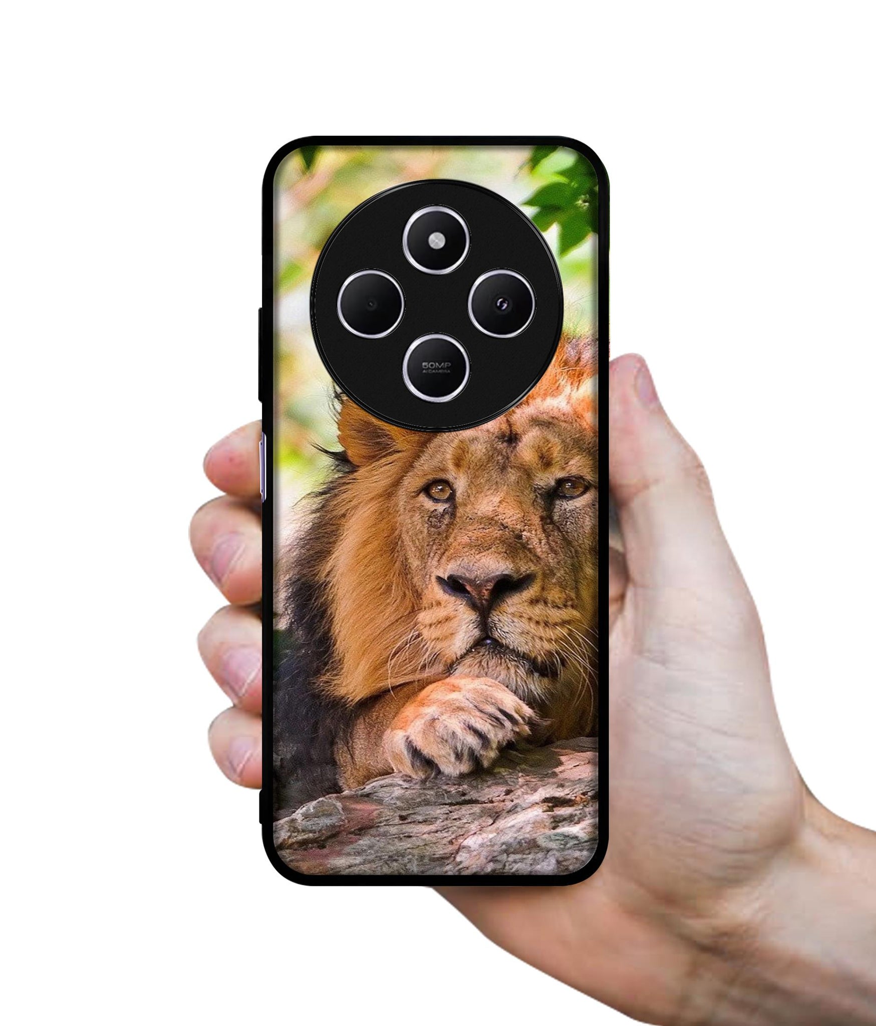 Tiger Pattern Print Design Designer 2D Printed Back Case Cover for Mi Redmi A4 5G / 14C 5G / 14R 5G / Poco C75 5G