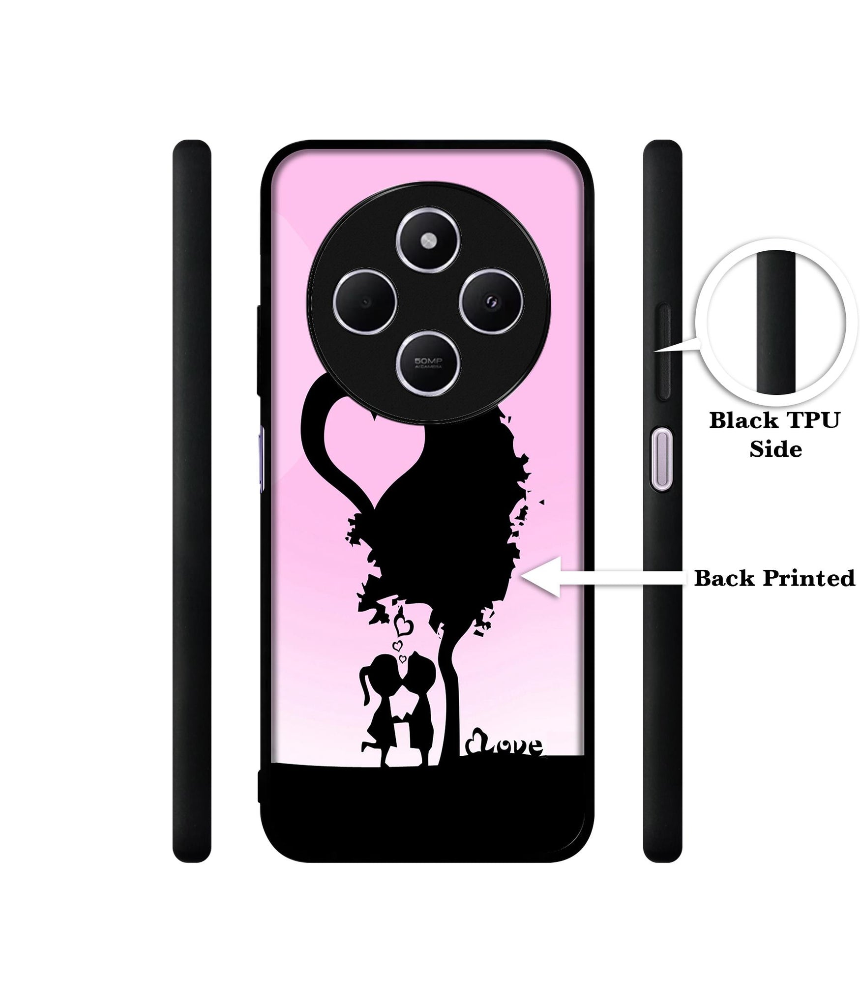 Sweet Love Design Designer 2D Printed Back Case Cover for Mi Redmi A4 5G / 14C 5G / 14R 5G / Poco C75 5G