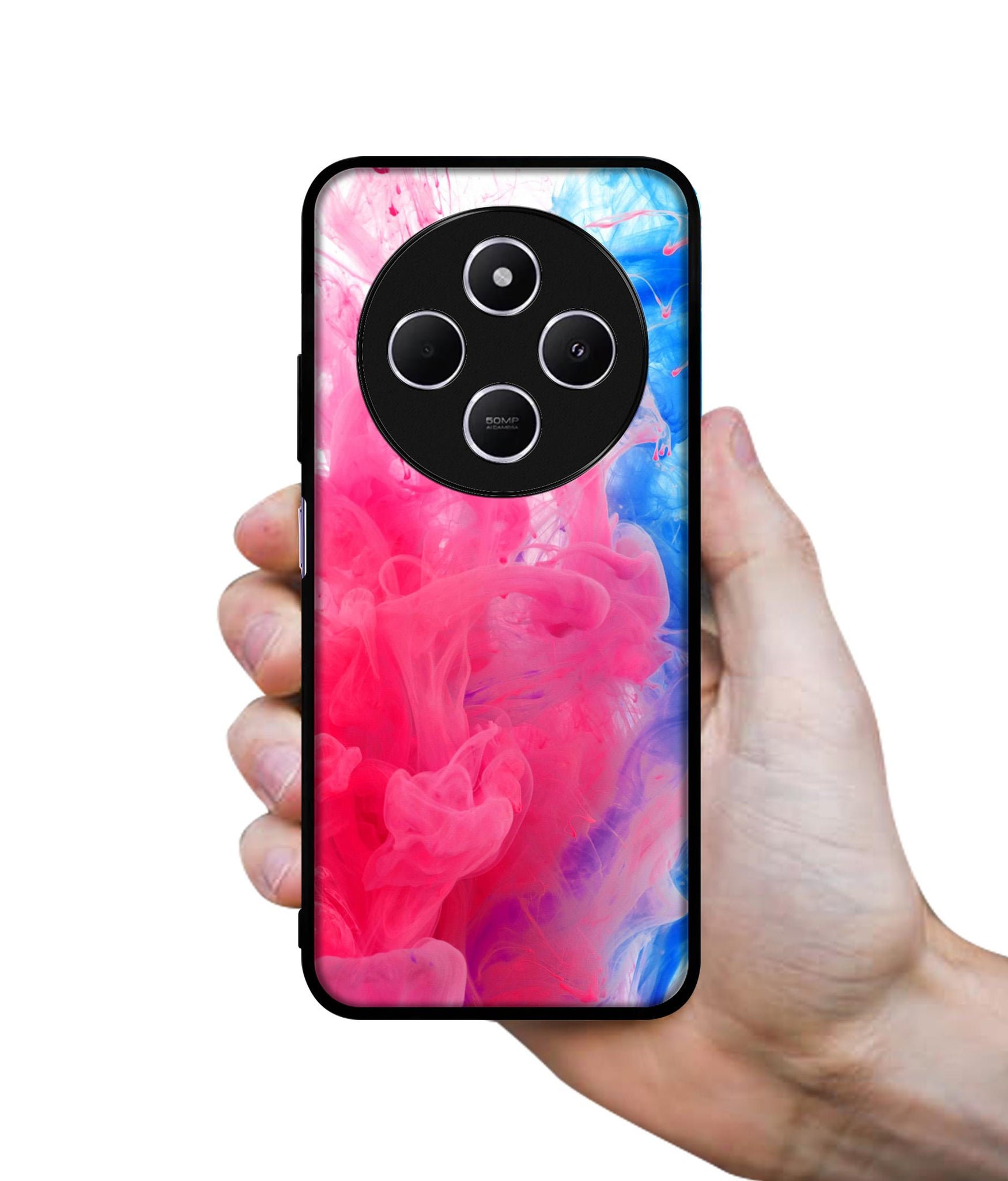 Fractal Paint Design Designer 2D Printed Back Case Cover for Mi Redmi A4 5G / 14C 5G / 14R 5G / Poco C75 5G