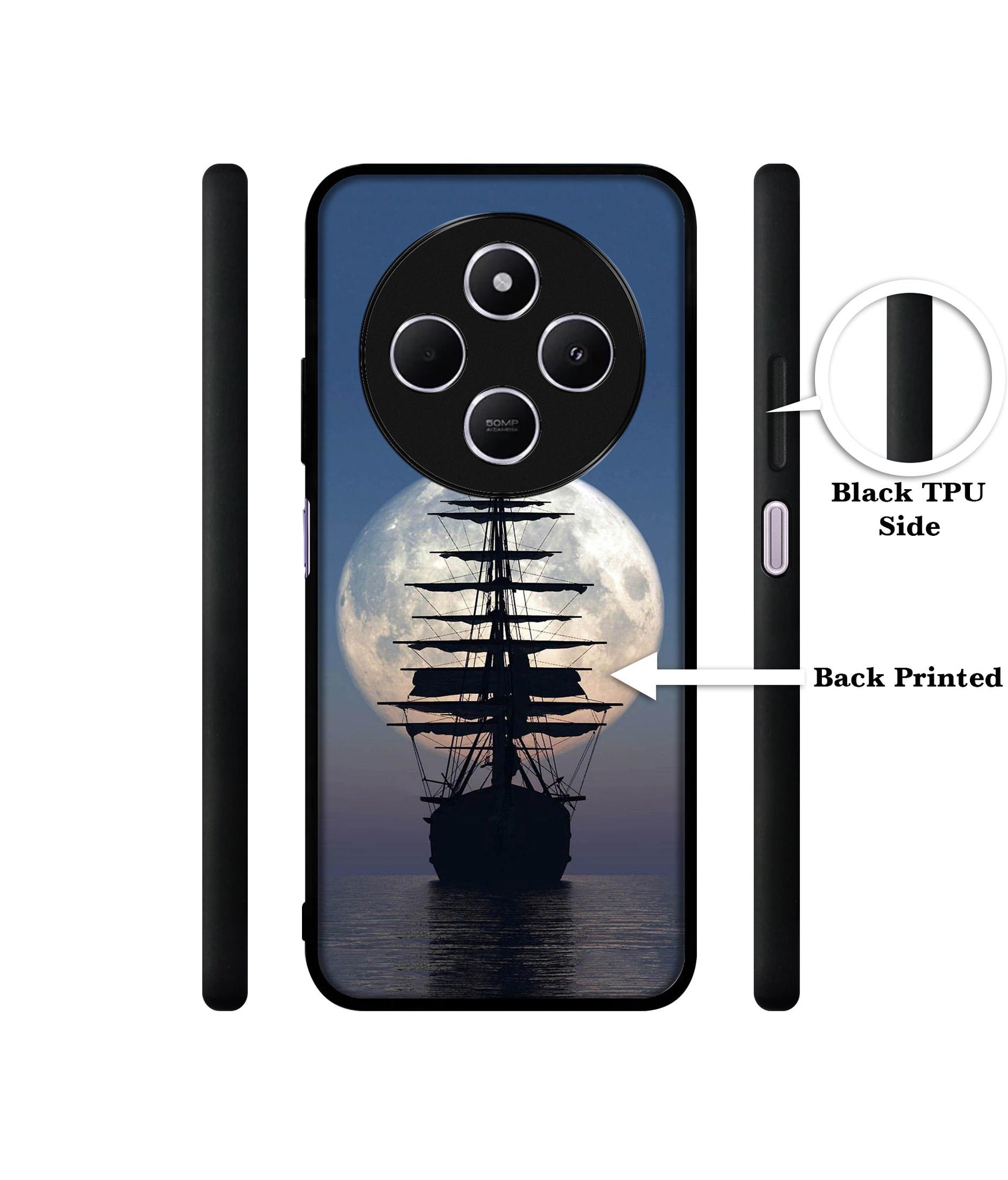 Sea Sunset Design Designer 2D Printed Back Case Cover for Mi Redmi A4 5G / 14C 5G / 14R 5G / Poco C75 5G