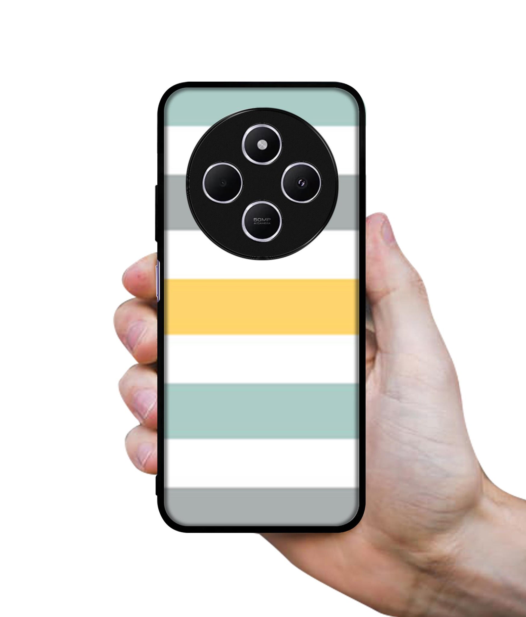 Line Texture Design Designer 2D Printed Back Case Cover for Mi Redmi A4 5G / 14C 5G / 14R 5G / Poco C75 5G