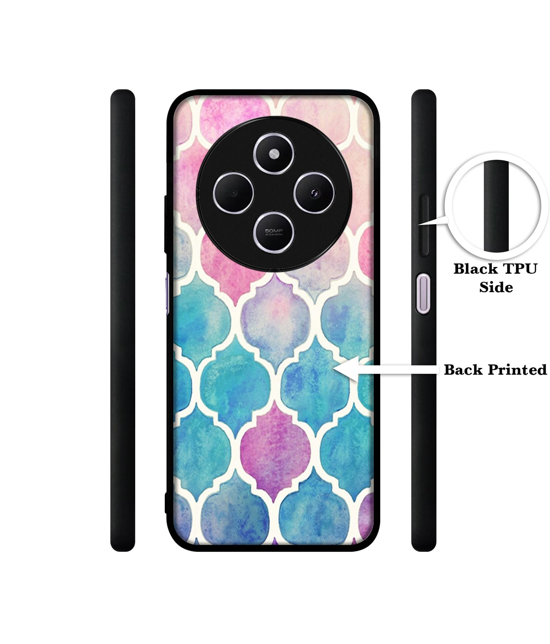 Patterns Art Design Designer 2D Printed Back Case Cover for Mi Redmi A4 5G / 14C 5G / 14R 5G / Poco C75 5G
