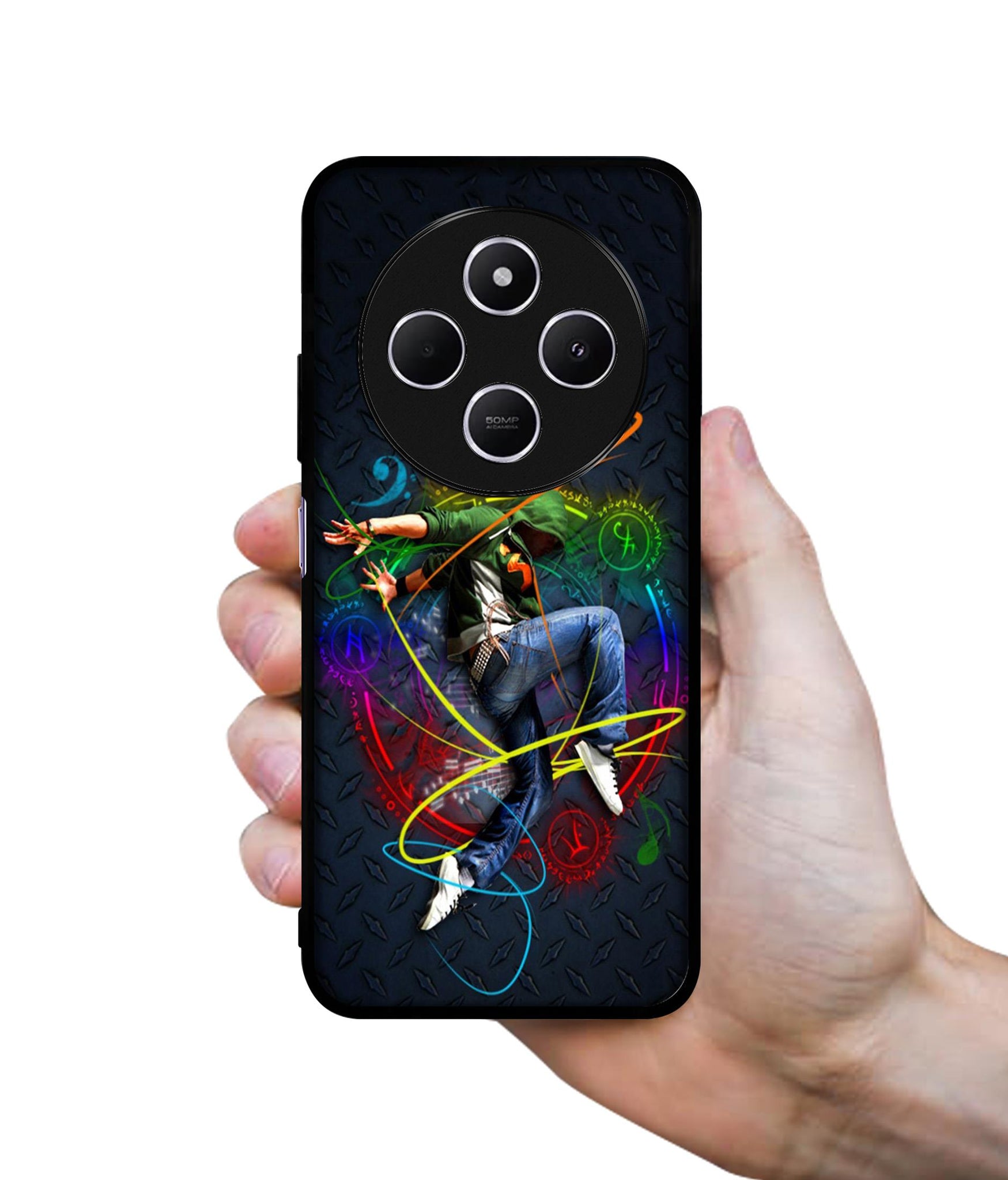 Boy With Music Design Designer 2D Printed Back Case Cover for Mi Redmi A4 5G / 14C 5G / 14R 5G / Poco C75 5G