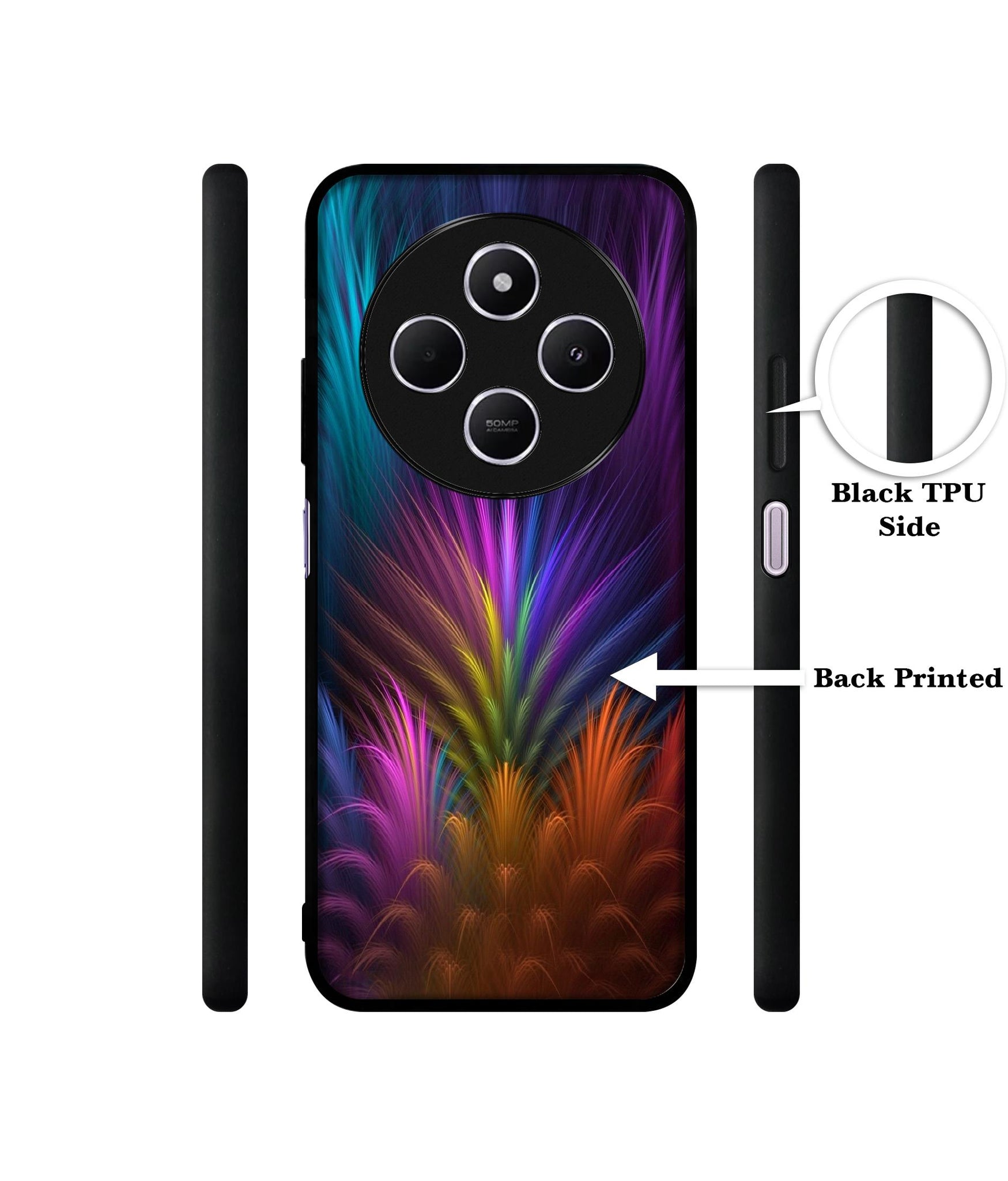 Multicoloured Design Designer 2D Printed Back Case Cover for Mi Redmi A4 5G / 14C 5G / 14R 5G / Poco C75 5G