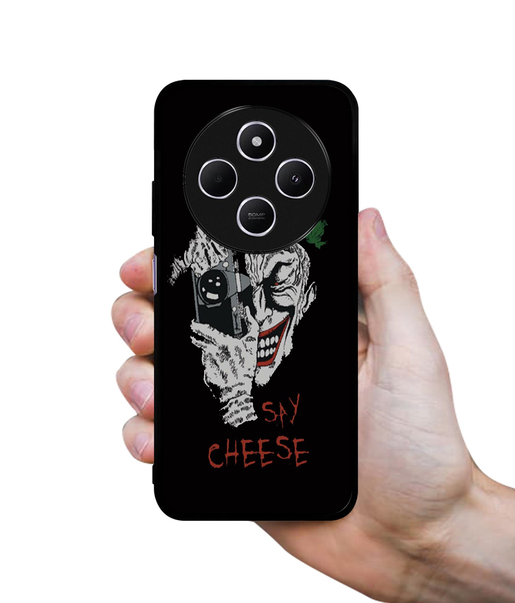Joker Say Cheese Design Designer 2D Printed Back Case Cover for Mi Redmi A4 5G / 14C 5G / 14R 5G / Poco C75 5G