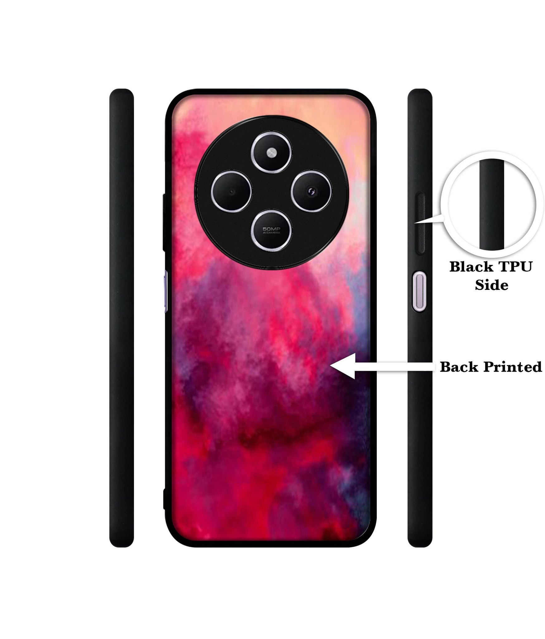 Holi Color Design Designer 2D Printed Back Case Cover for Mi Redmi A4 5G / 14C 5G / 14R 5G / Poco C75 5G