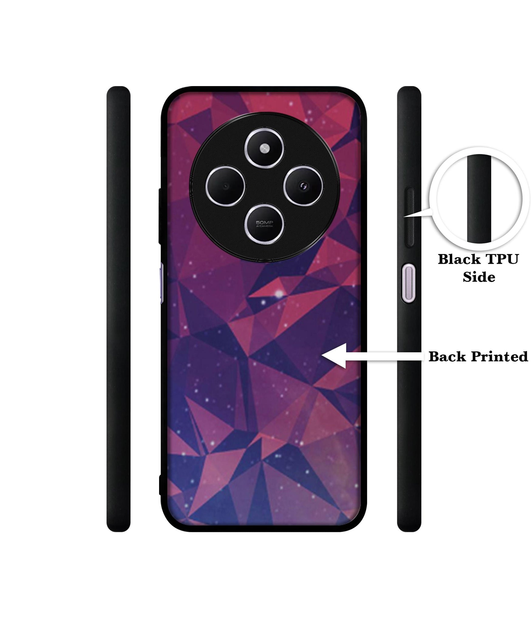 Bad Color Shape Design Designer 2D Printed Back Case Cover for Mi Redmi A4 5G / 14C 5G / 14R 5G / Poco C75 5G