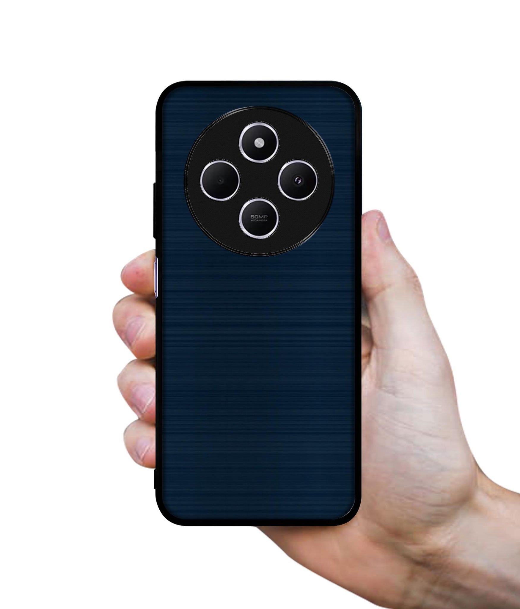 Blue Line Design Designer 2D Printed Back Case Cover for Mi Redmi A4 5G / 14C 5G / 14R 5G / Poco C75 5G