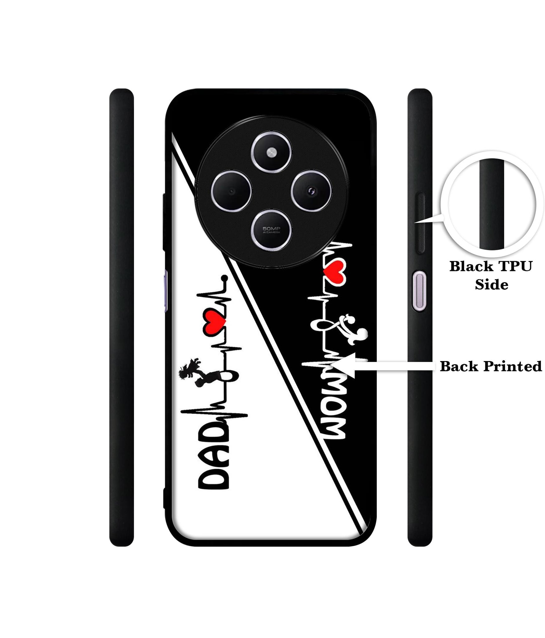 Mom and Dad Lover Design Designer 2D Printed Back Case Cover for Mi Redmi A4 5G / 14C 5G / 14R 5G / Poco C75 5G