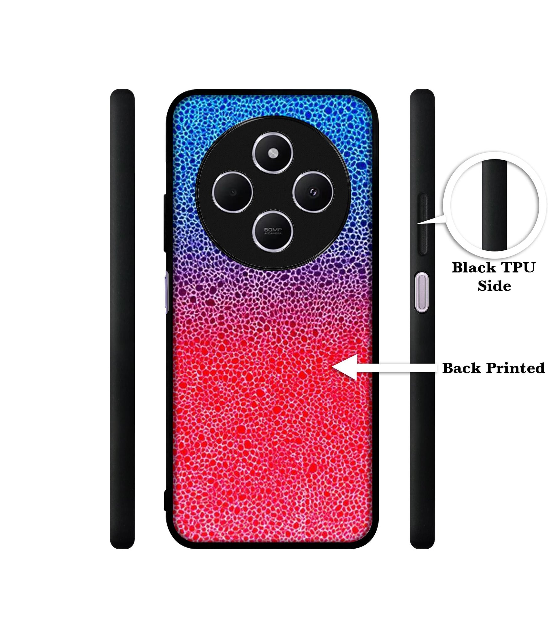 Bubbles Design Designer 2D Printed Back Case Cover for Mi Redmi A4 5G / 14C 5G / 14R 5G / Poco C75 5G