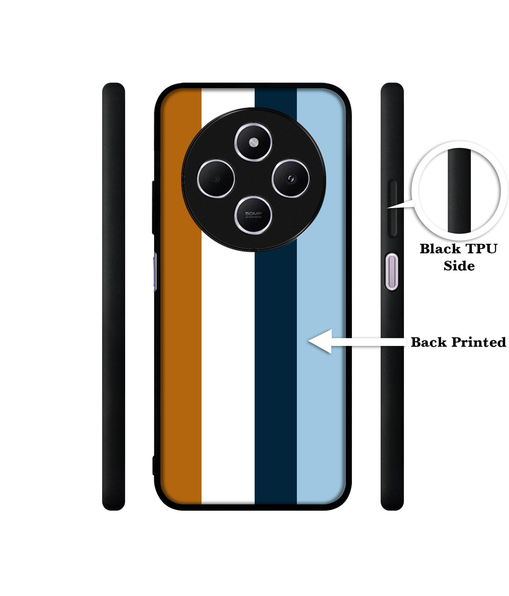 Color Stripes Design Designer 2D Printed Back Case Cover for Mi Redmi A4 5G / 14C 5G / 14R 5G / Poco C75 5G