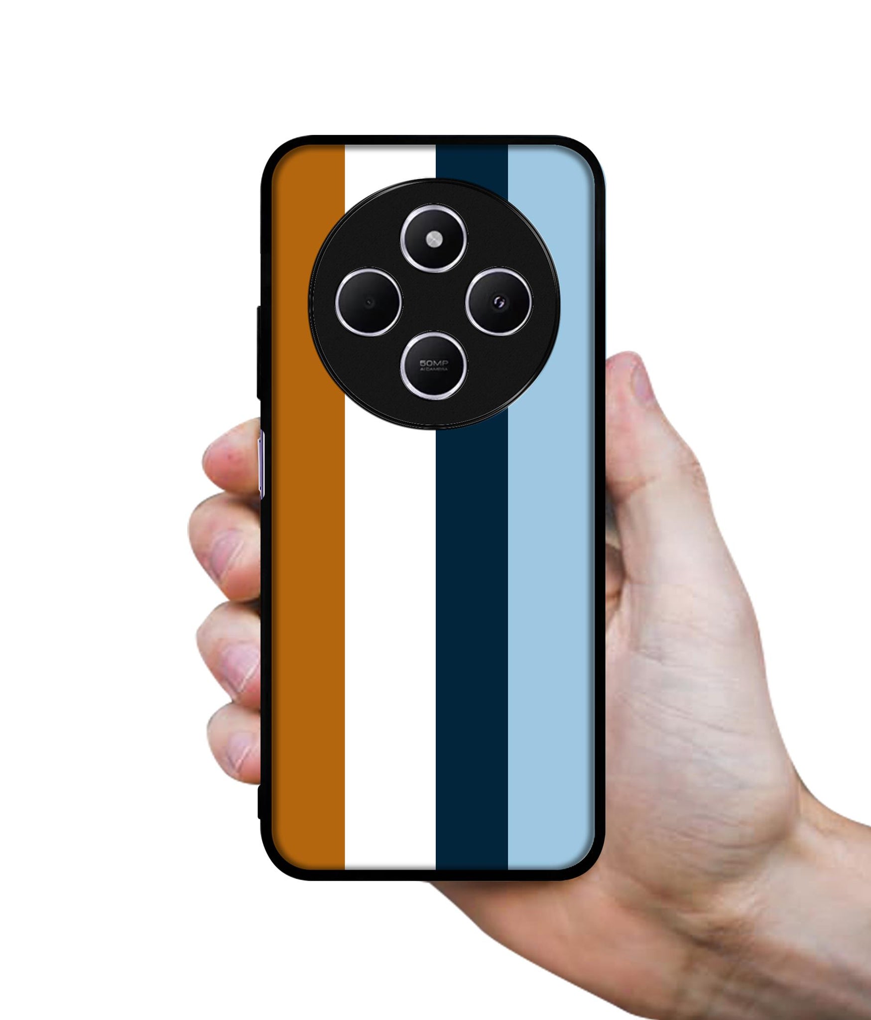 Color Stripes Design Designer 2D Printed Back Case Cover for Mi Redmi A4 5G / 14C 5G / 14R 5G / Poco C75 5G